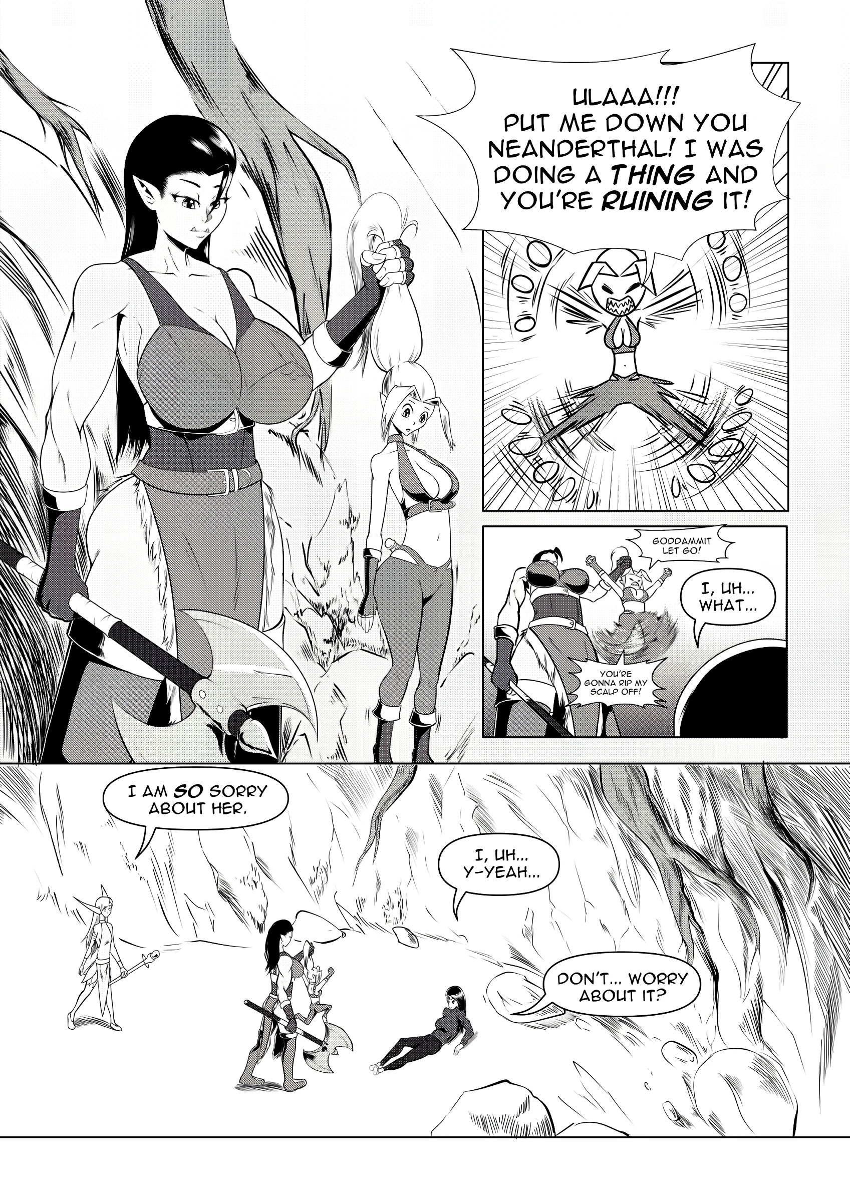 Alice in No Man's Land 1 porn comic picture 8