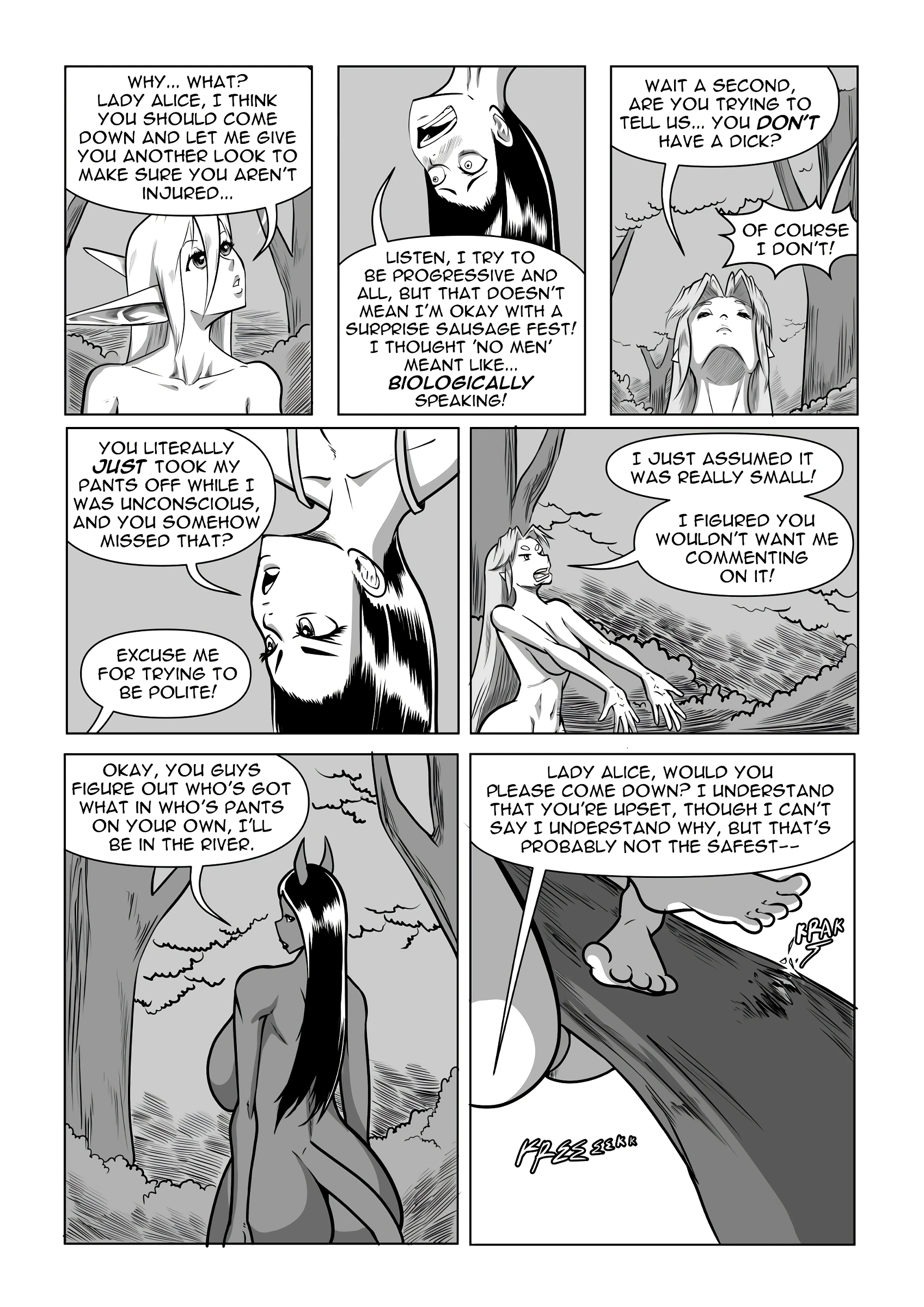 Alice in No Man's Land 2 porn comic picture 18