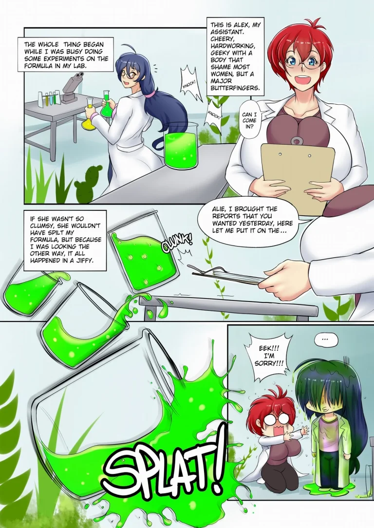 Aliessa's Magnification Mishaps porn comic picture 4