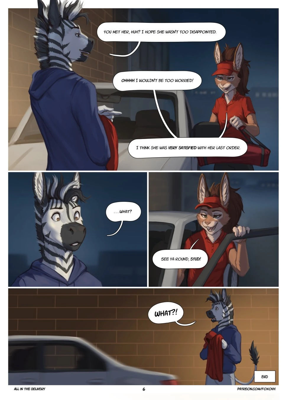 All in the Delivery porn comic picture 6