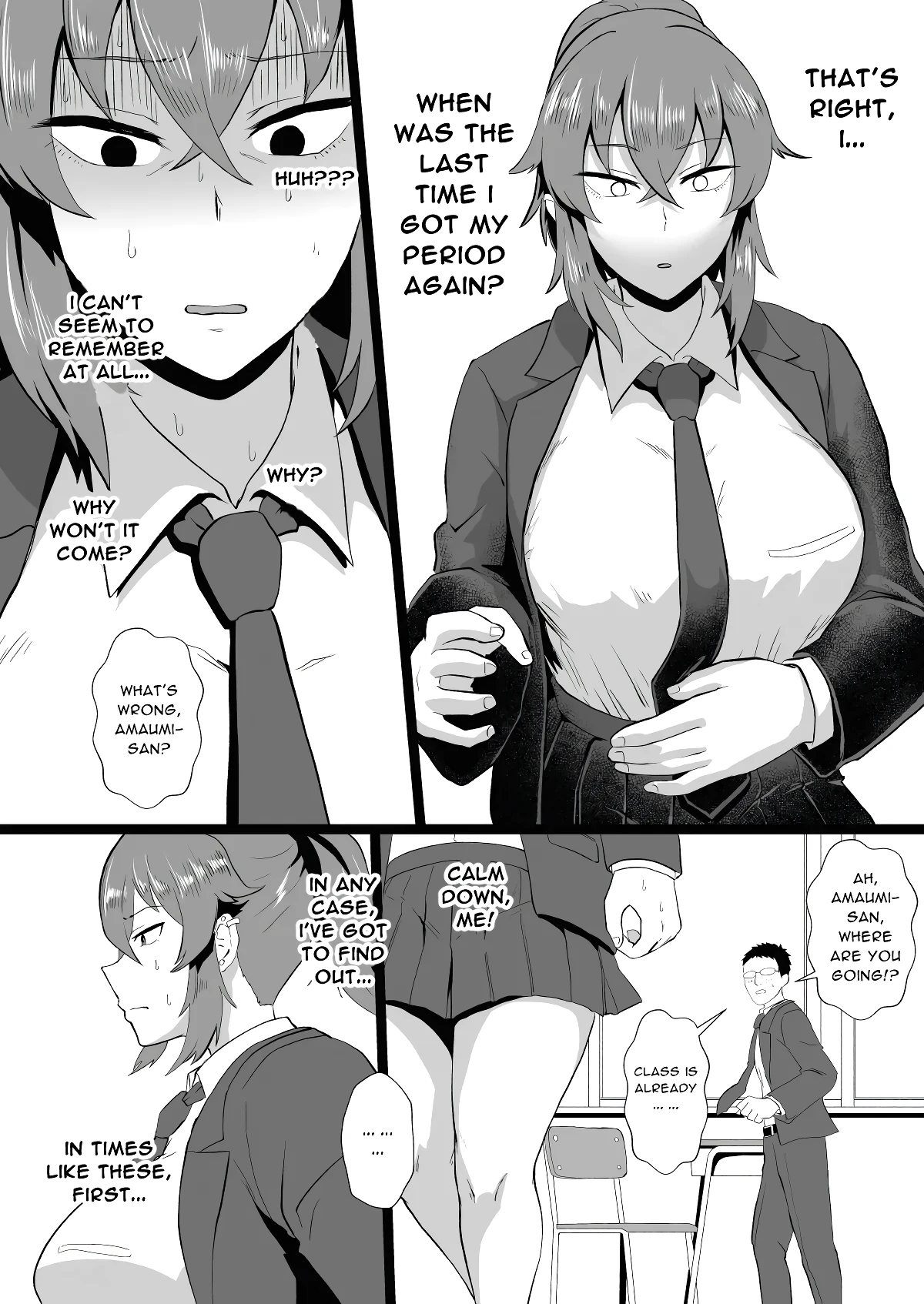 Am I Somehow Weird? Amami Tatsuki is on Student Guidance! porn comic picture 27