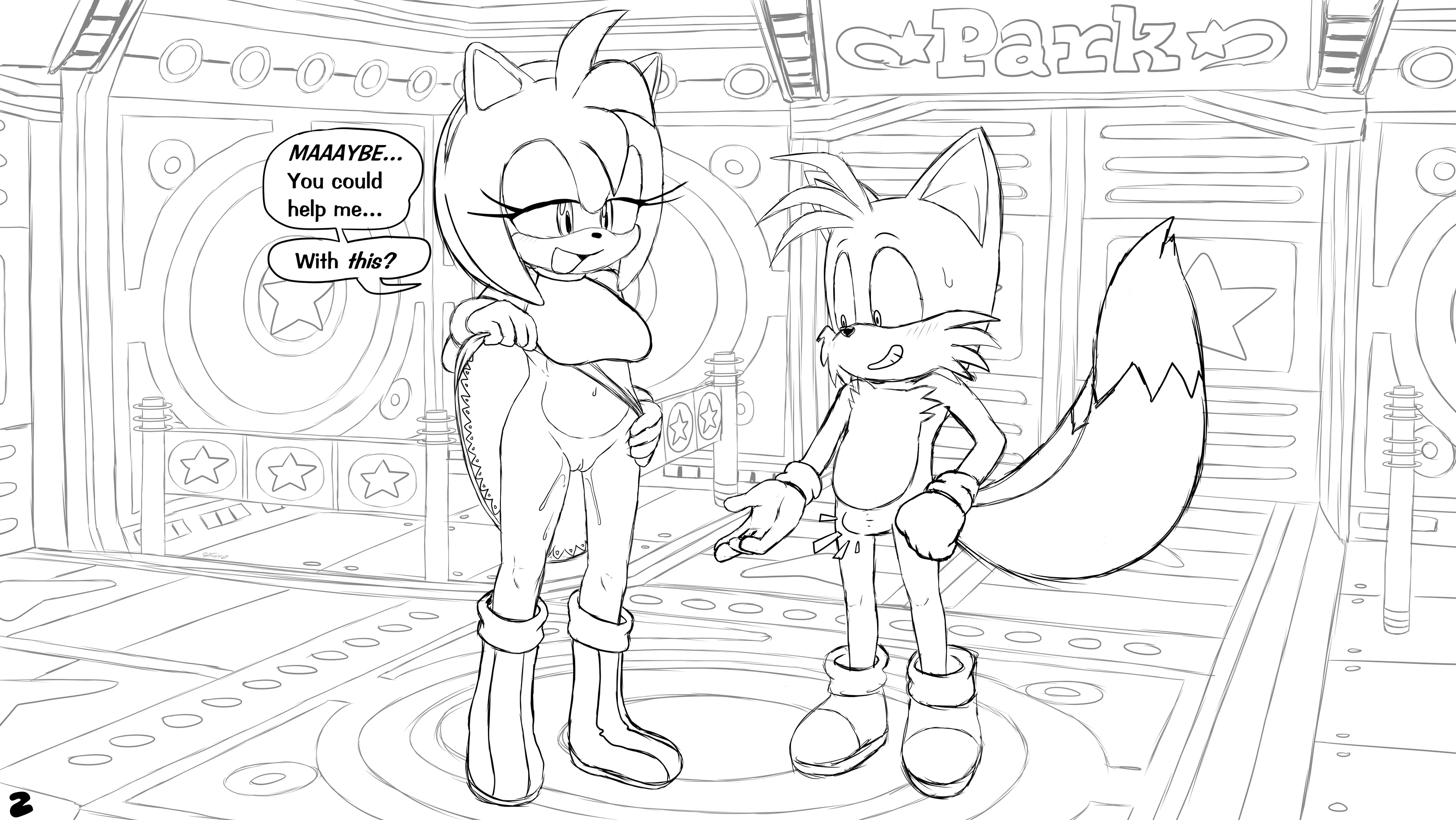 Amy's Twinkle Park Date porn comic picture 2