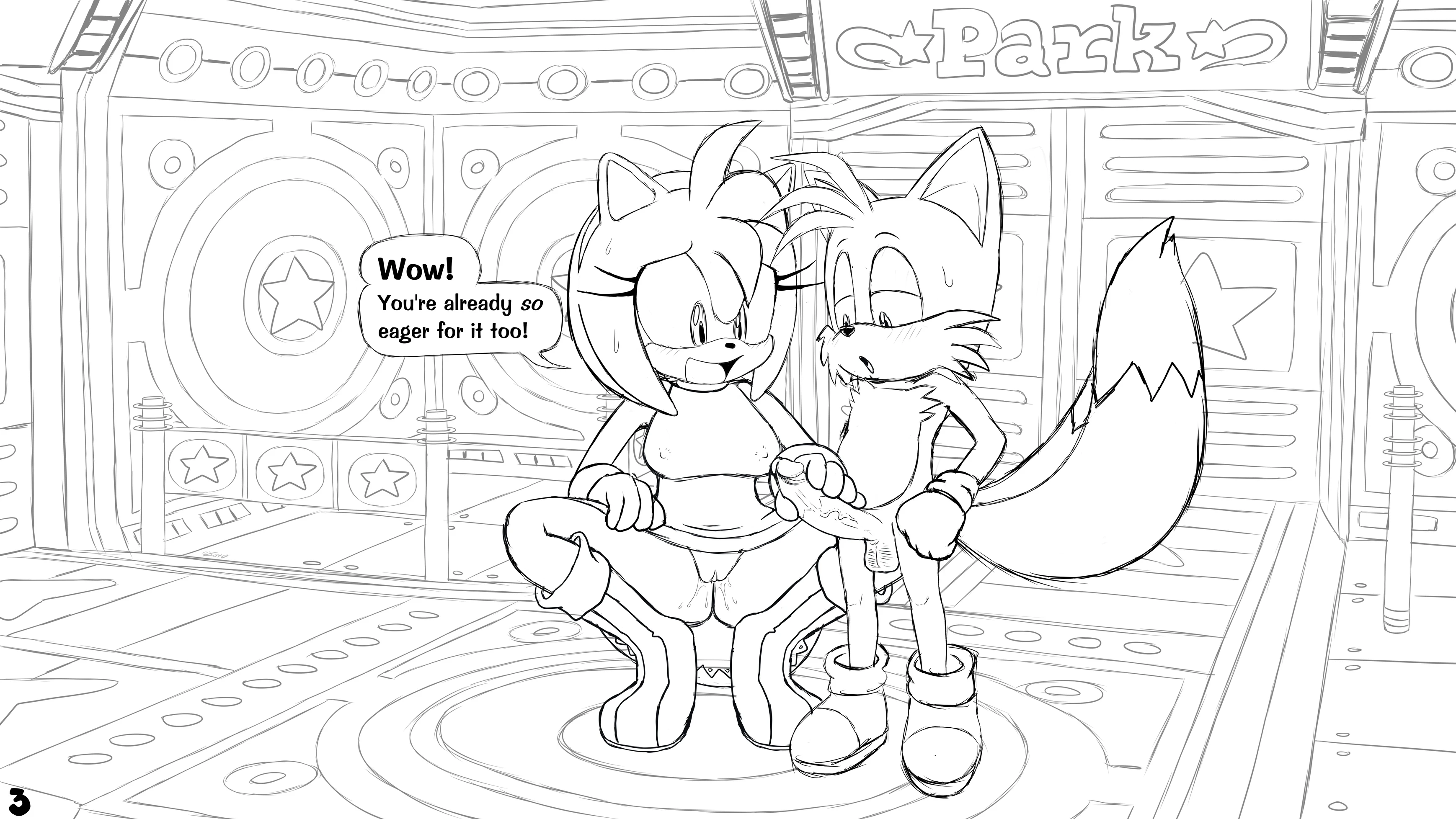 Amy's Twinkle Park Date porn comic picture 3