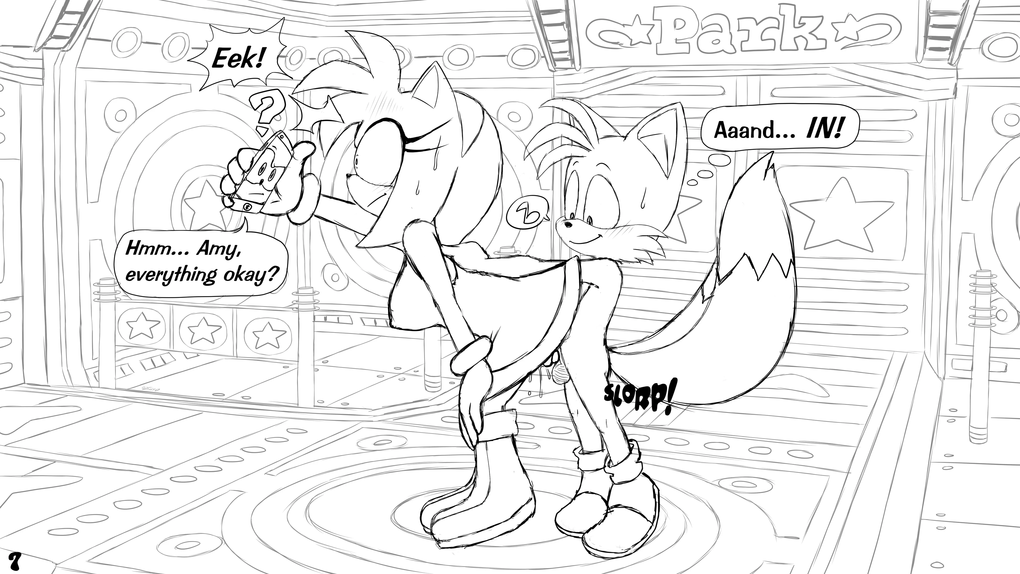 Amy's Twinkle Park Date porn comic picture 7