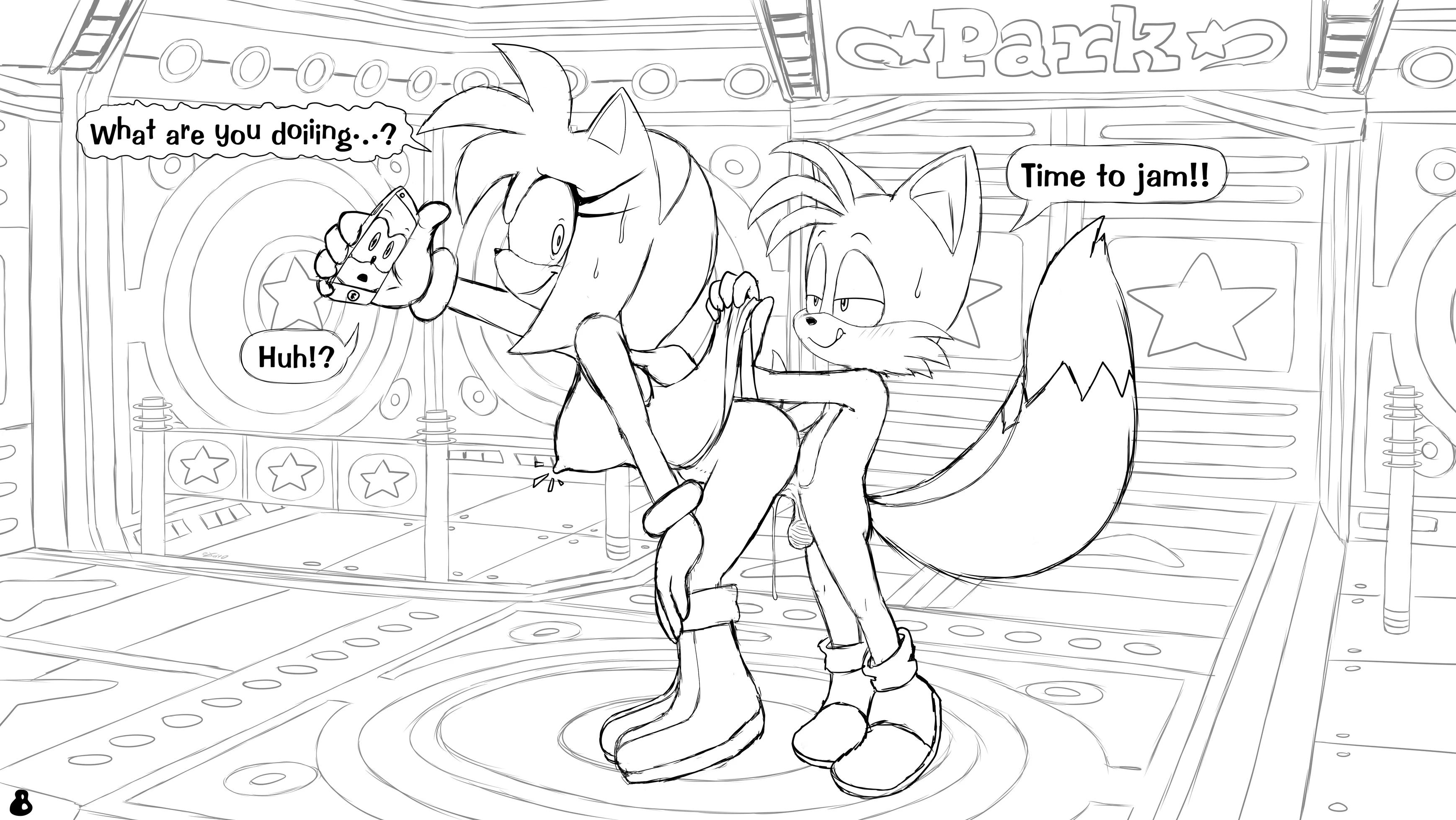 Amy's Twinkle Park Date porn comic picture 8