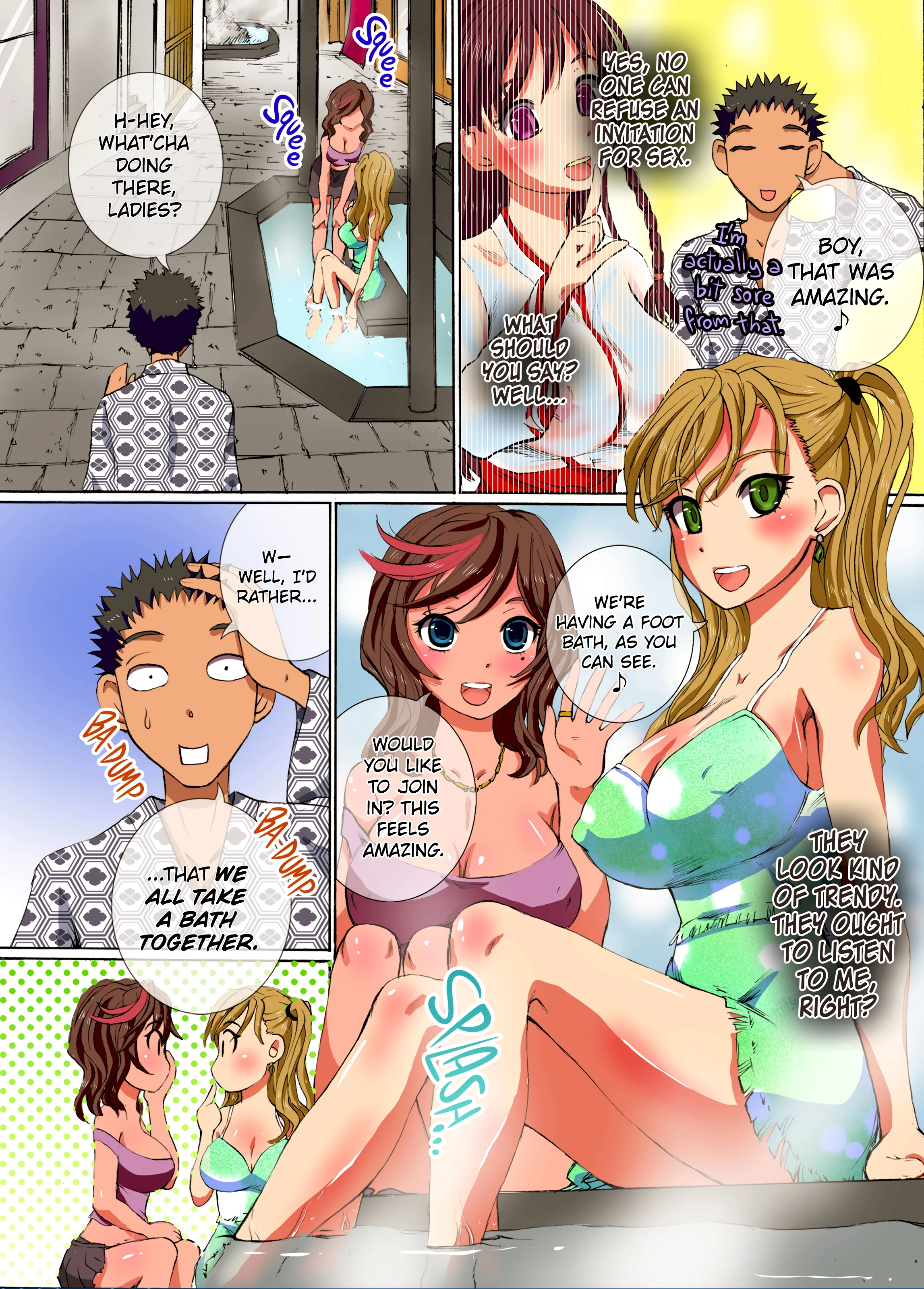 An All-Women Resort Where You Can Have Sex with Anyone porn comic picture 11