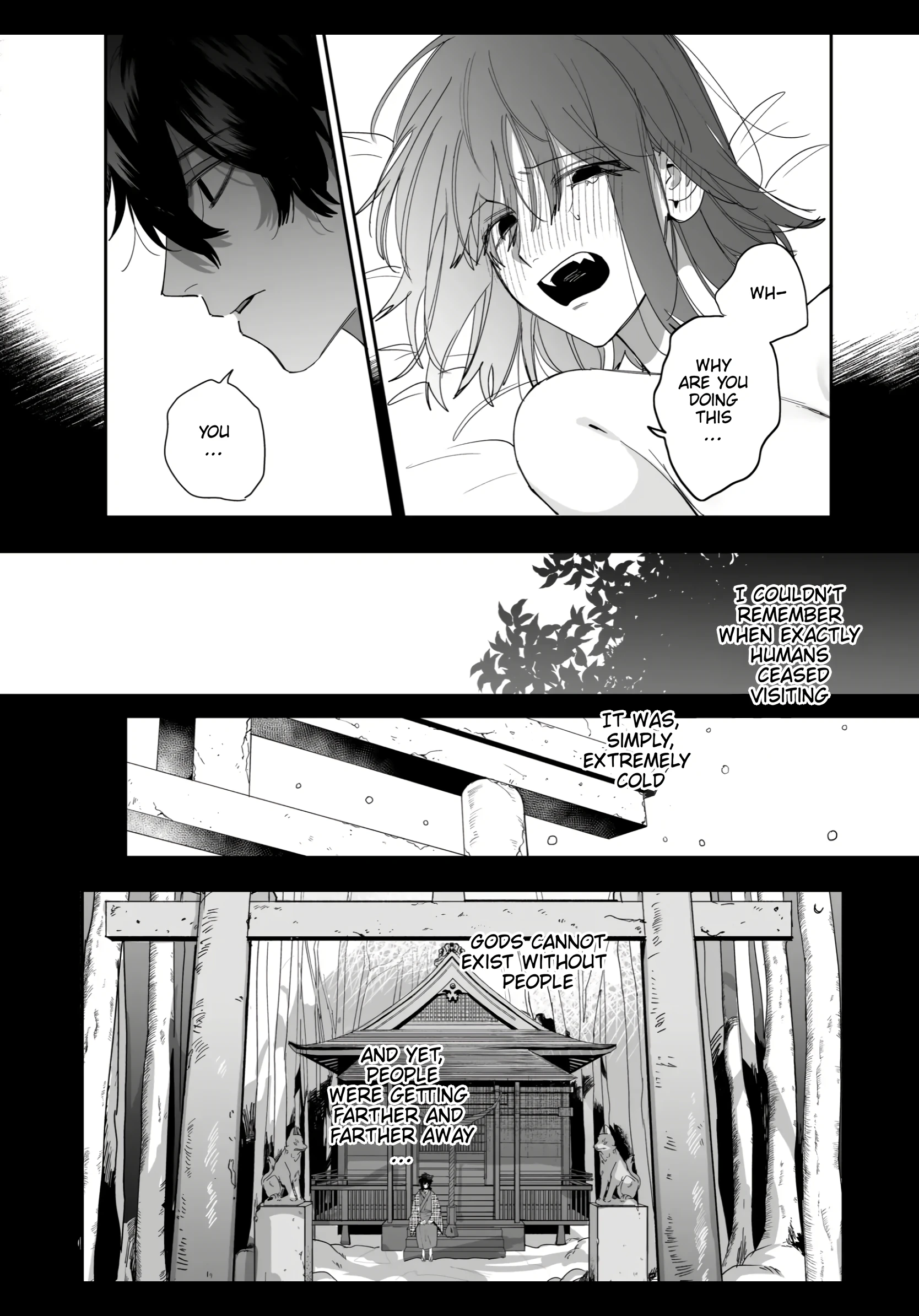 An Ordinary Girl Obsessed Over By a Downer Deity porn comic picture 36