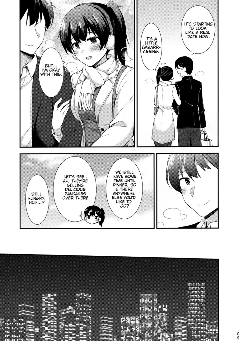 An overnight hotel date with Kaga porn comic picture 10