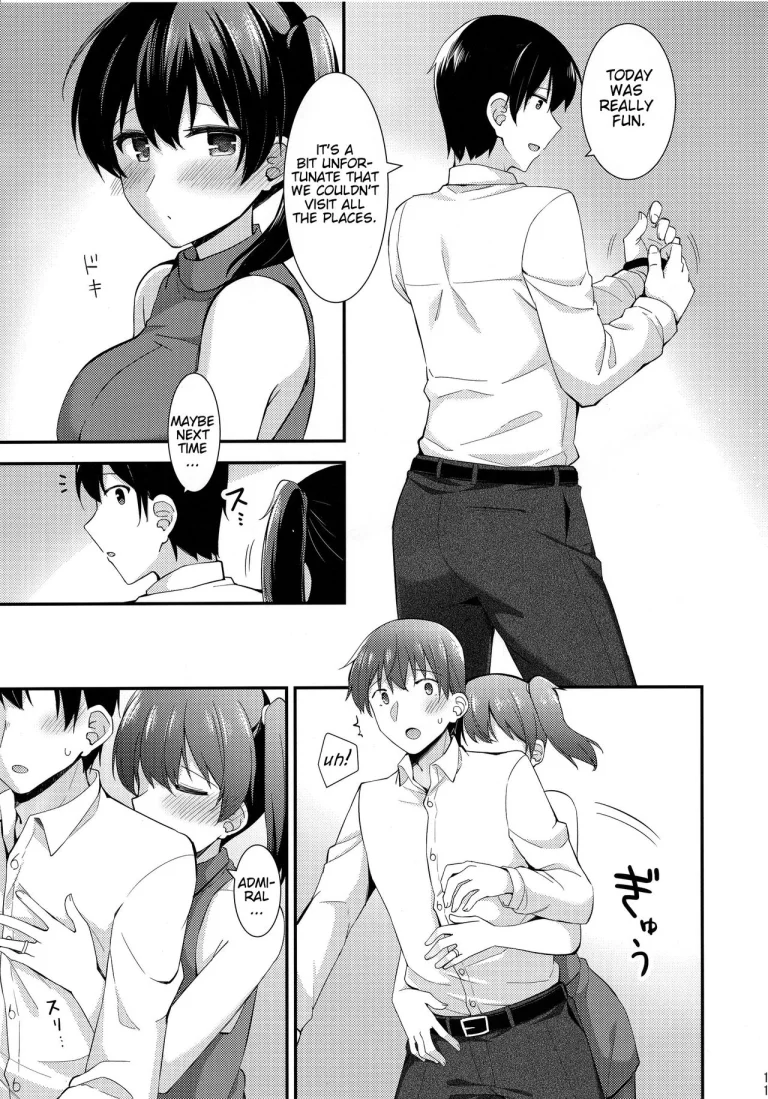 An overnight hotel date with Kaga porn comic picture 12