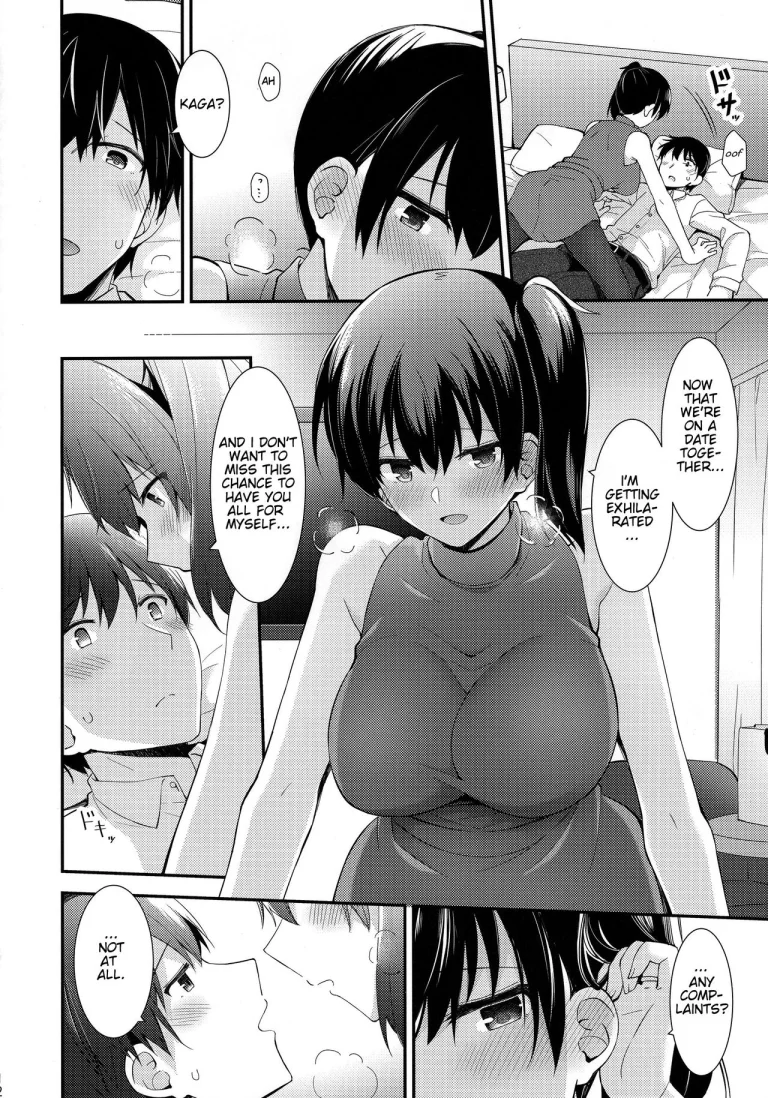An overnight hotel date with Kaga porn comic picture 13