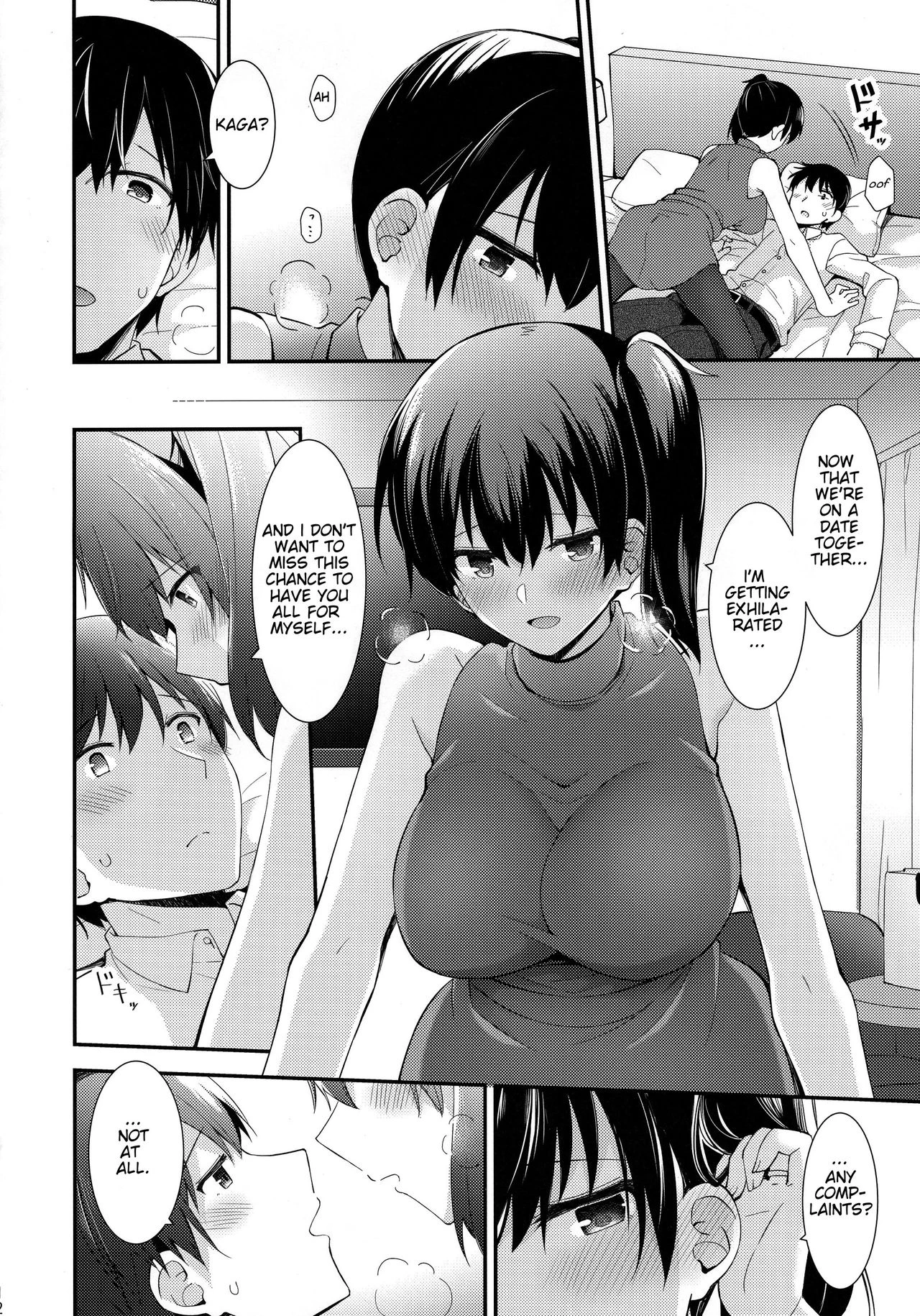 An overnight hotel date with Kaga porn comic picture 13