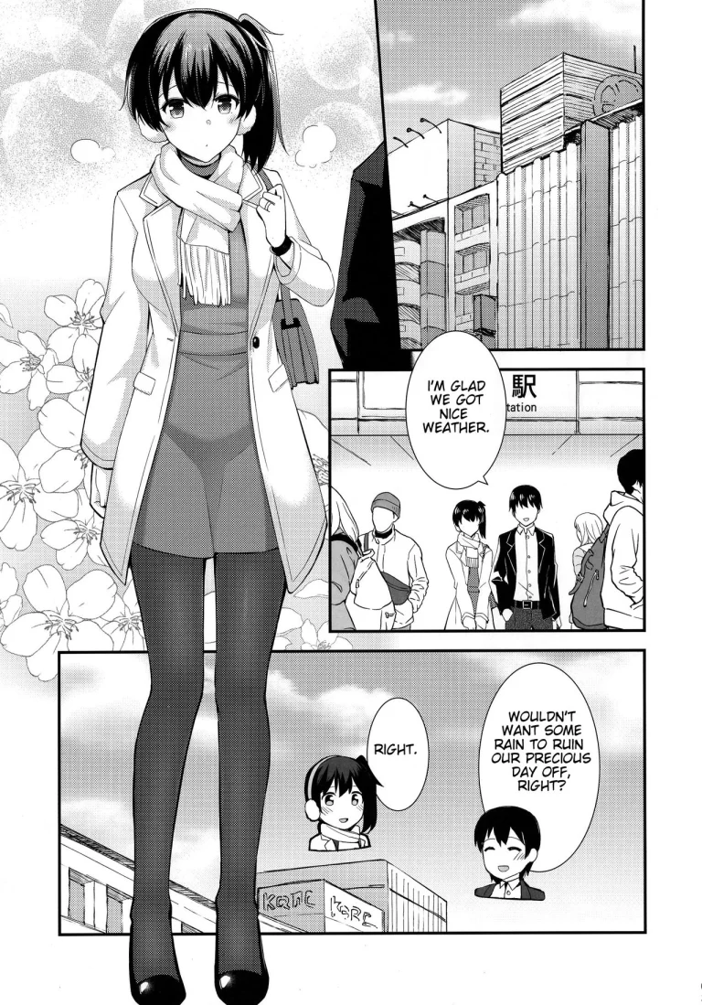An overnight hotel date with Kaga porn comic picture 4