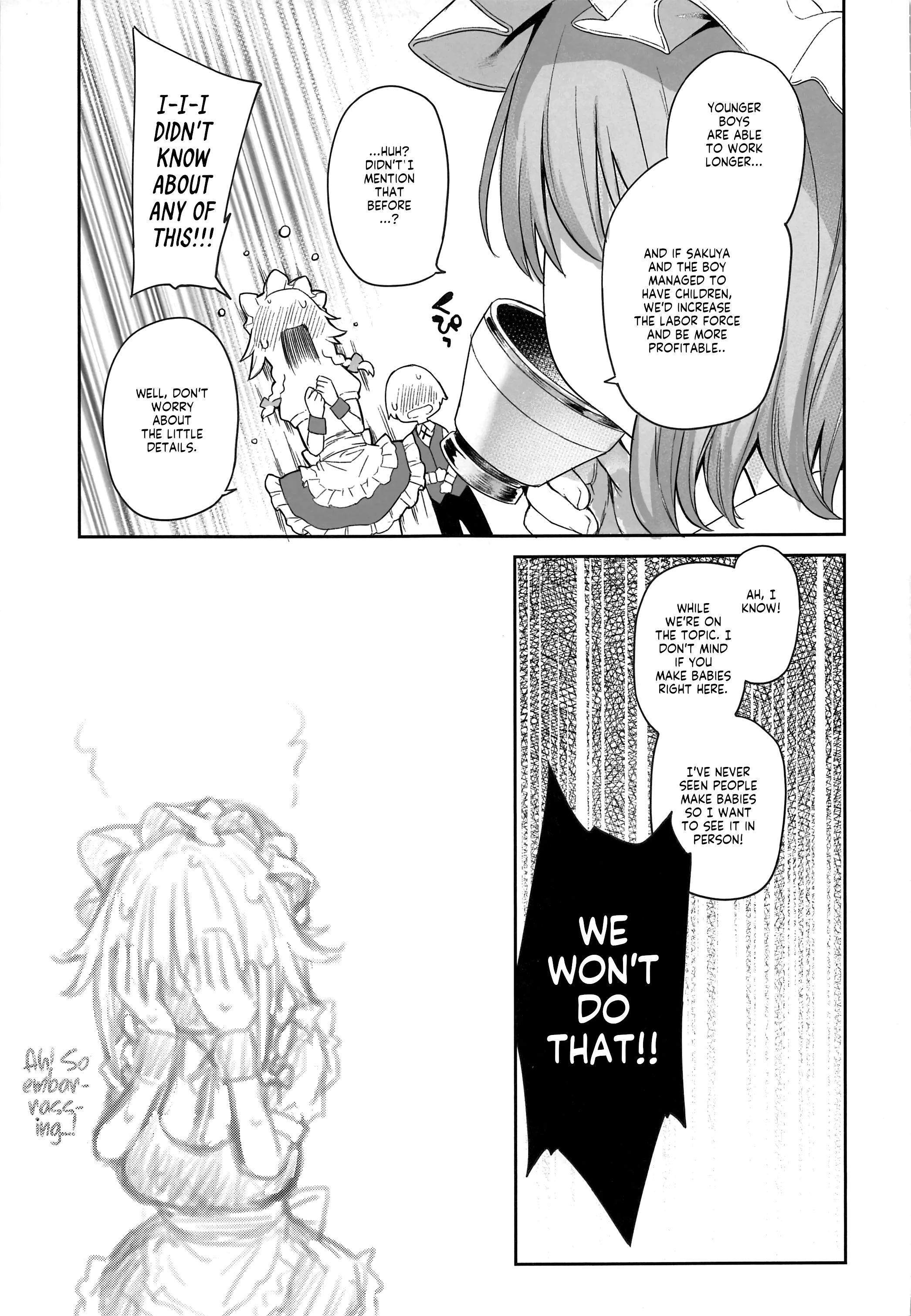 ANMITSU TOUHOU THE AFTER Vol. 3 Please Manage my Ejaculations, Sakuya-san! porn comic picture 20