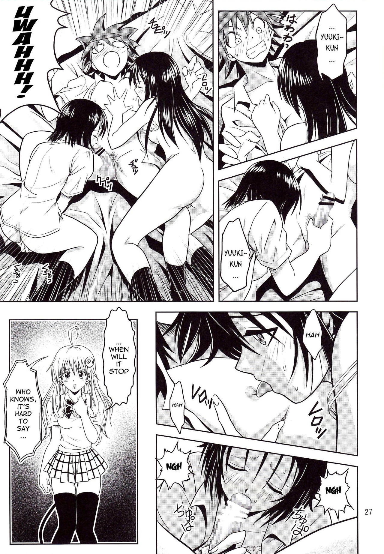 Anoko-tachi ga Taihen na Koto ni Nattemasu porn comic picture 27