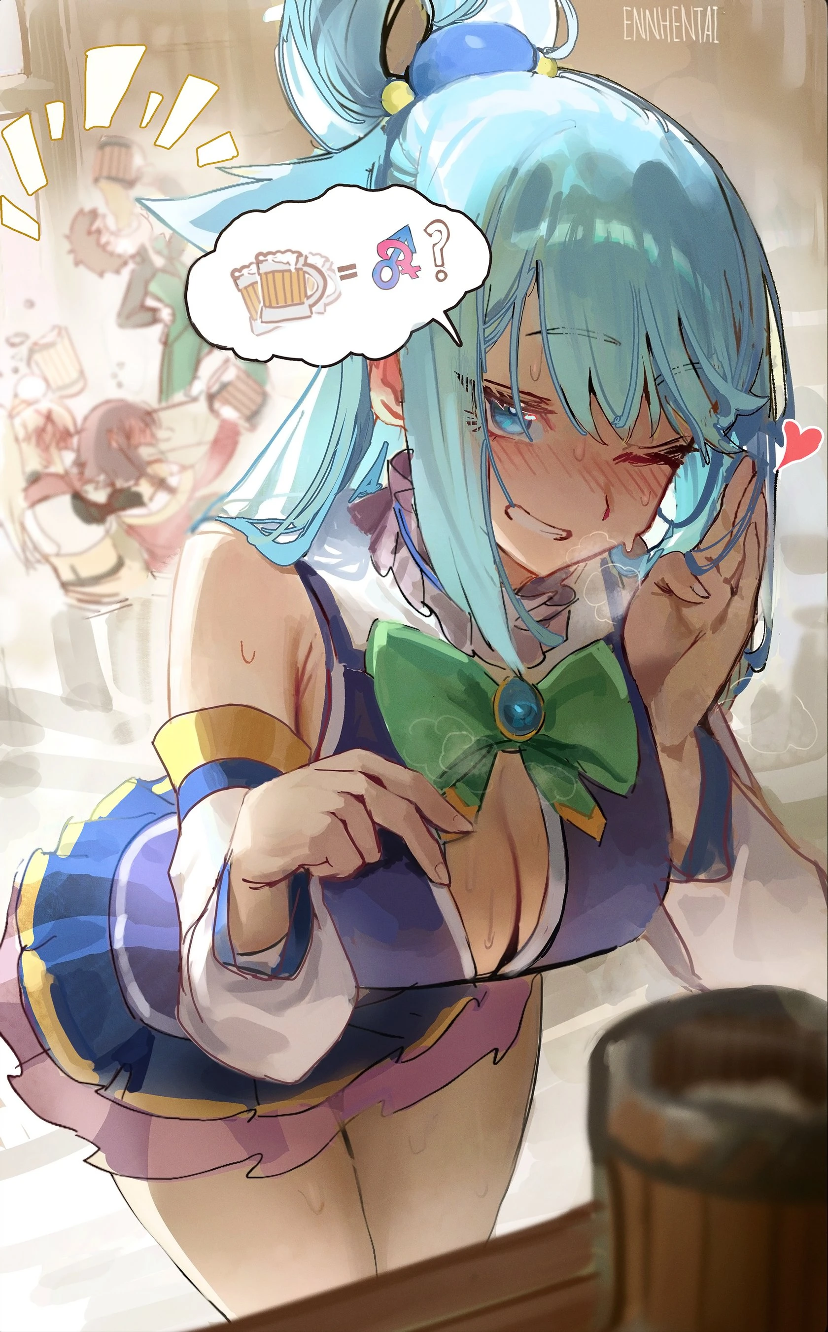 Aqua Pay Alcohol Against For Sex porn comic picture 1