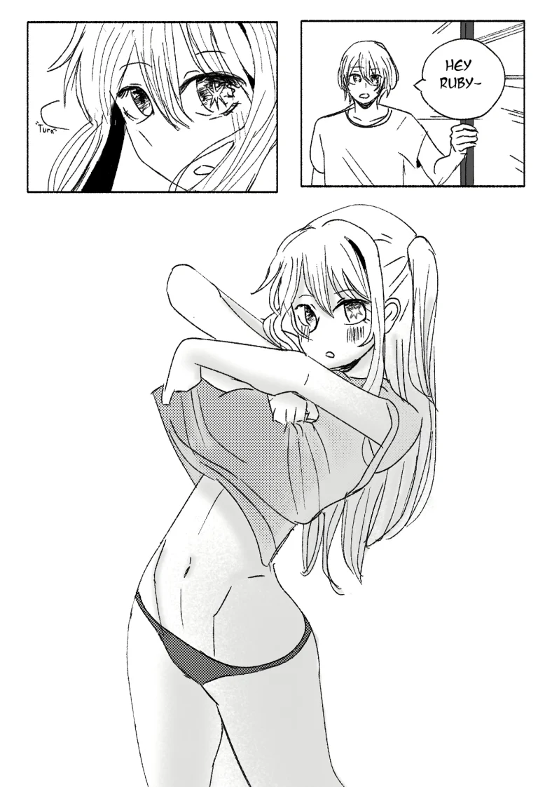 Aqua x Ruby porn comic picture 1