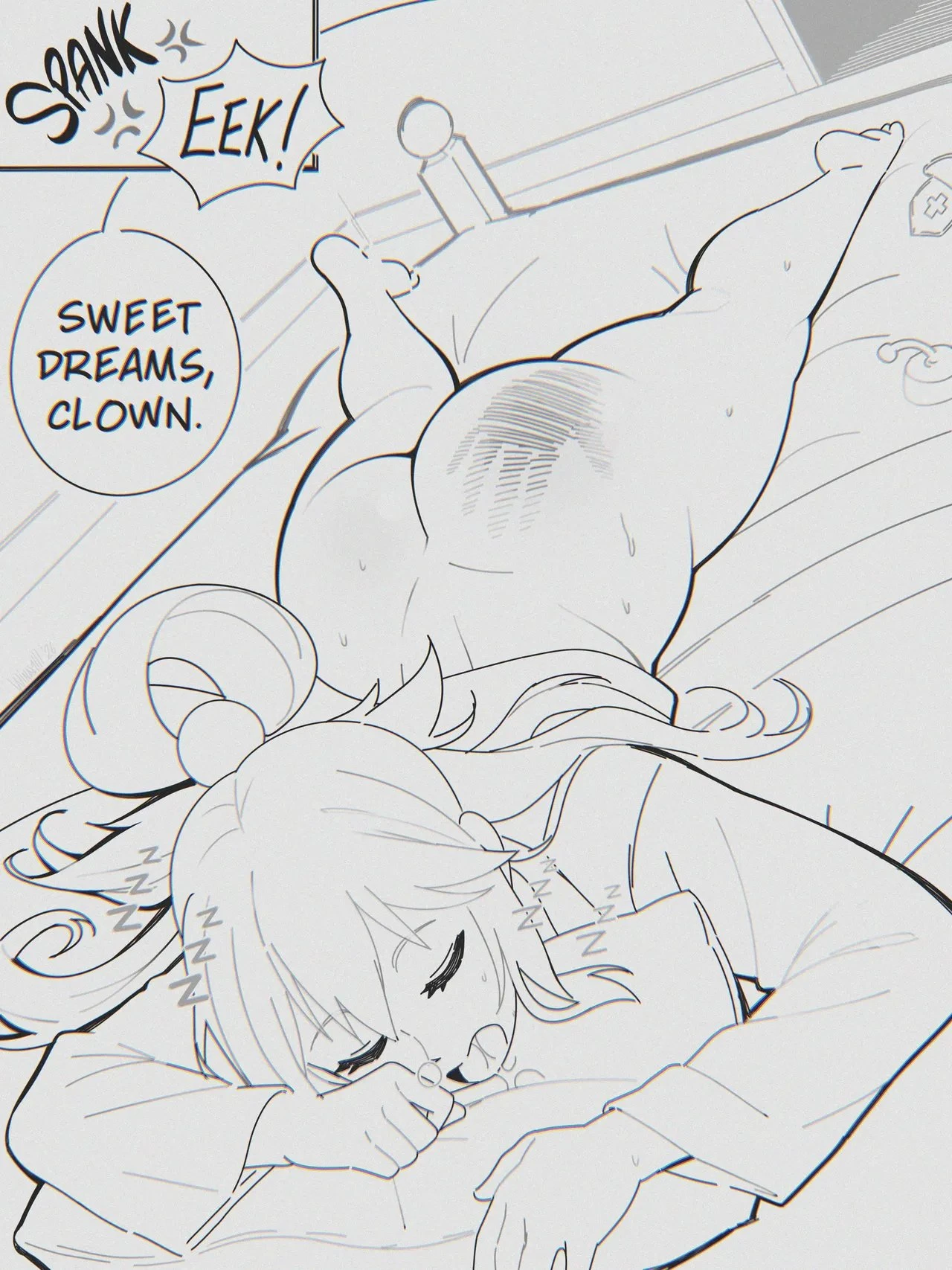 Aqua's A Bit Tipsy porn comic picture 3