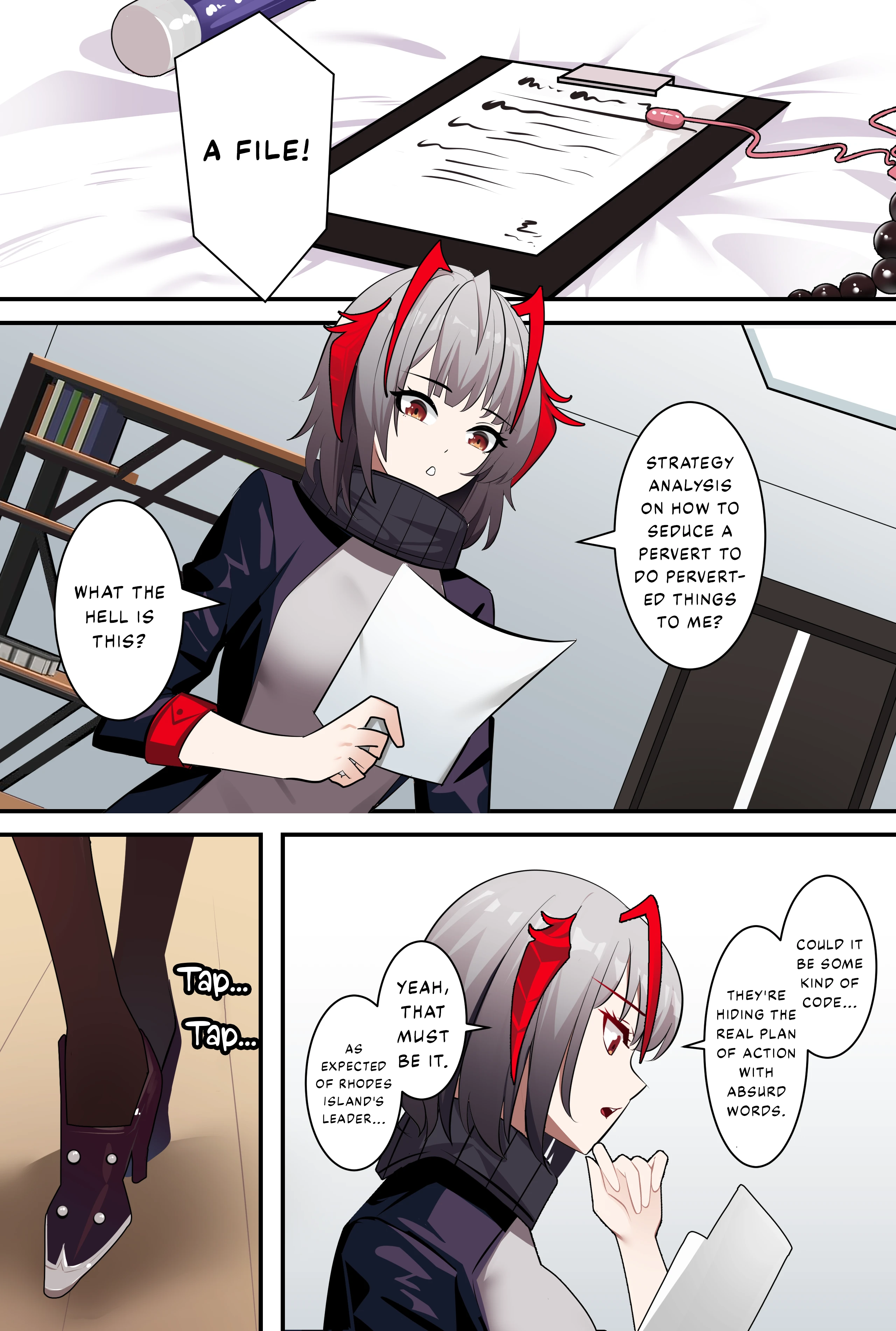 Arknights W porn comic picture 9