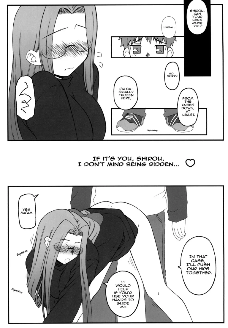 As Expected Rider is Erotic 2+5 porn comic picture 13