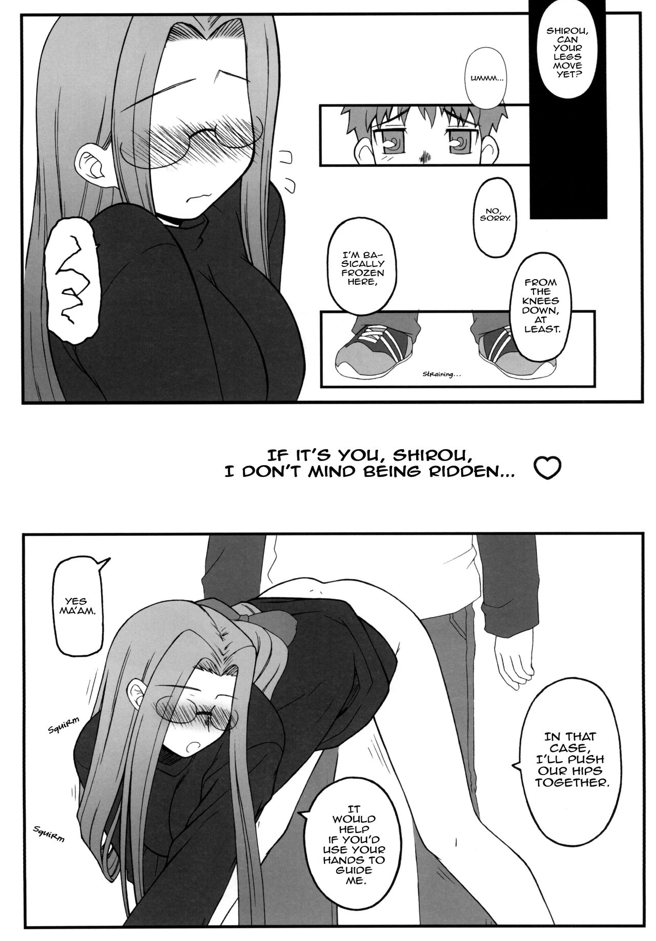As Expected Rider is Erotic 2+5 porn comic picture 13