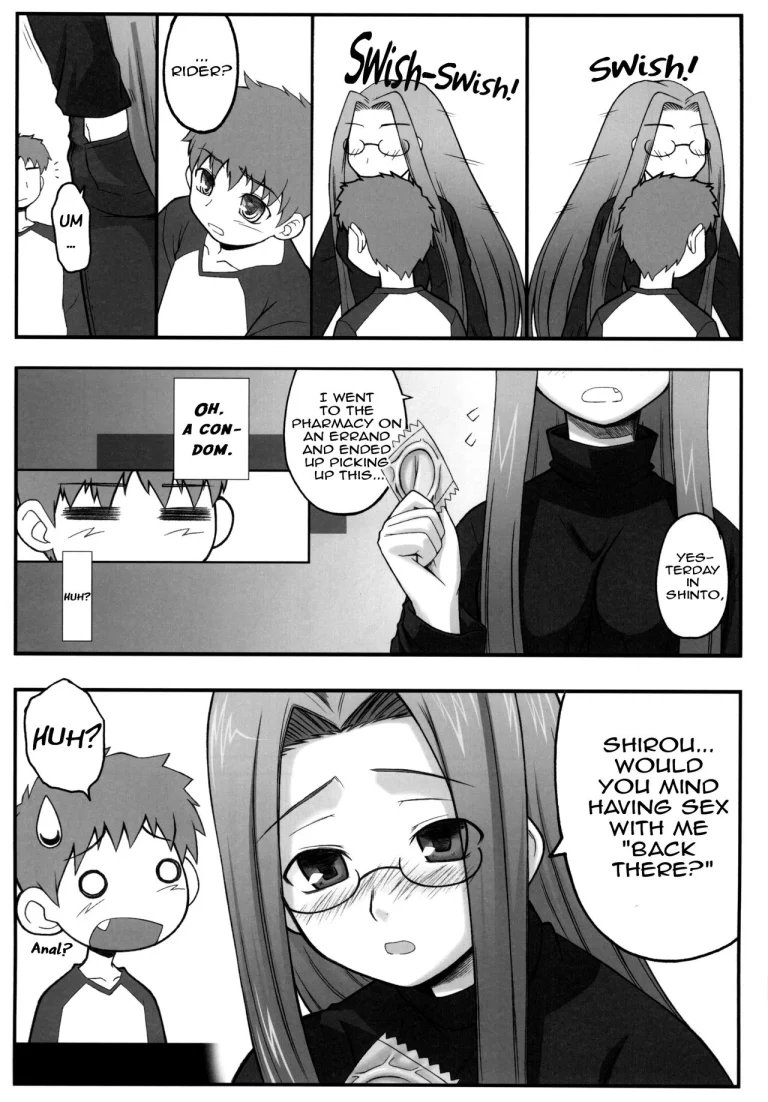 As Expected Rider is Erotic 2+5 porn comic picture 6