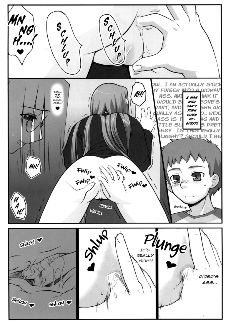 As Expected Rider is Erotic 2+5 porn comic picture 7