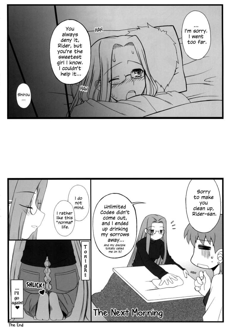 As Expected Rider is Erotic 2+5 porn comic picture 75