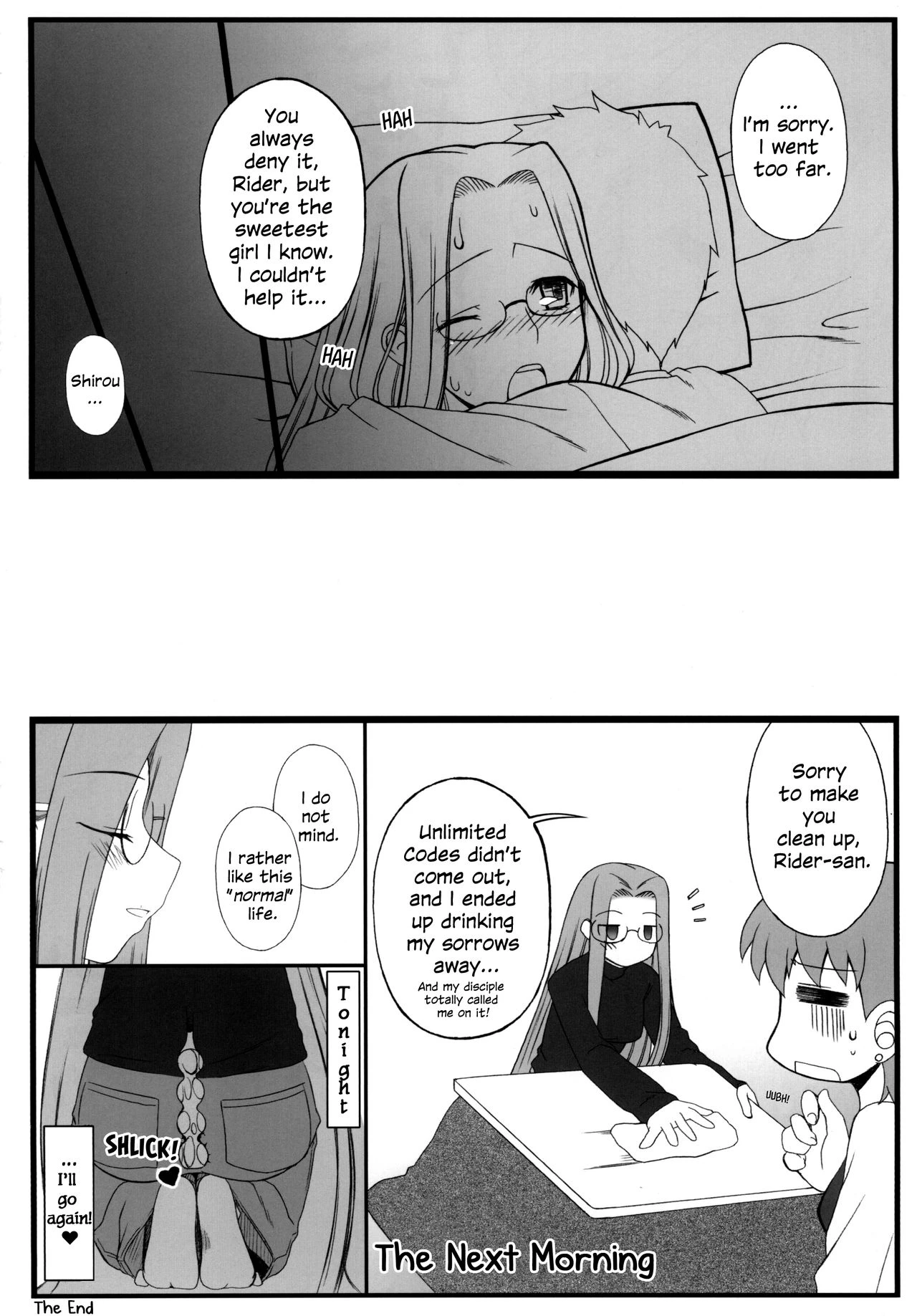 As Expected Rider is Erotic 2+5 porn comic picture 75