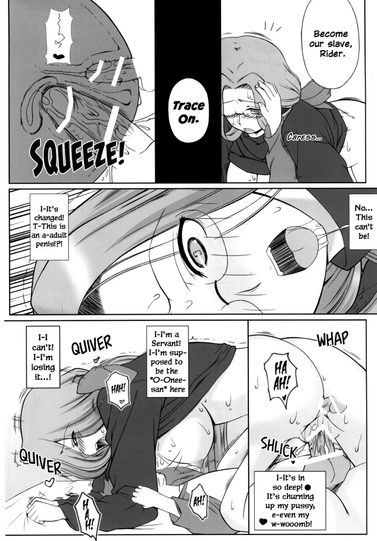 As Expected Rider is Erotic 2+5 porn comic picture 87
