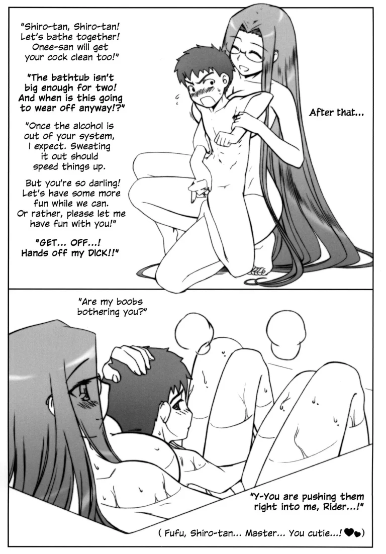 As Expected Rider is Erotic 2+5 porn comic picture 92