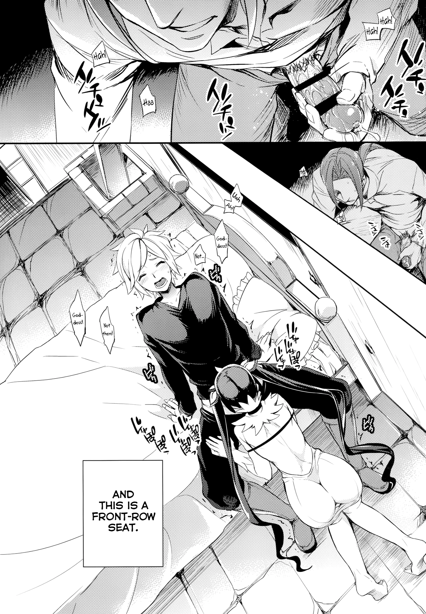 Assaulting the Sleeping Goddess porn comic picture 4