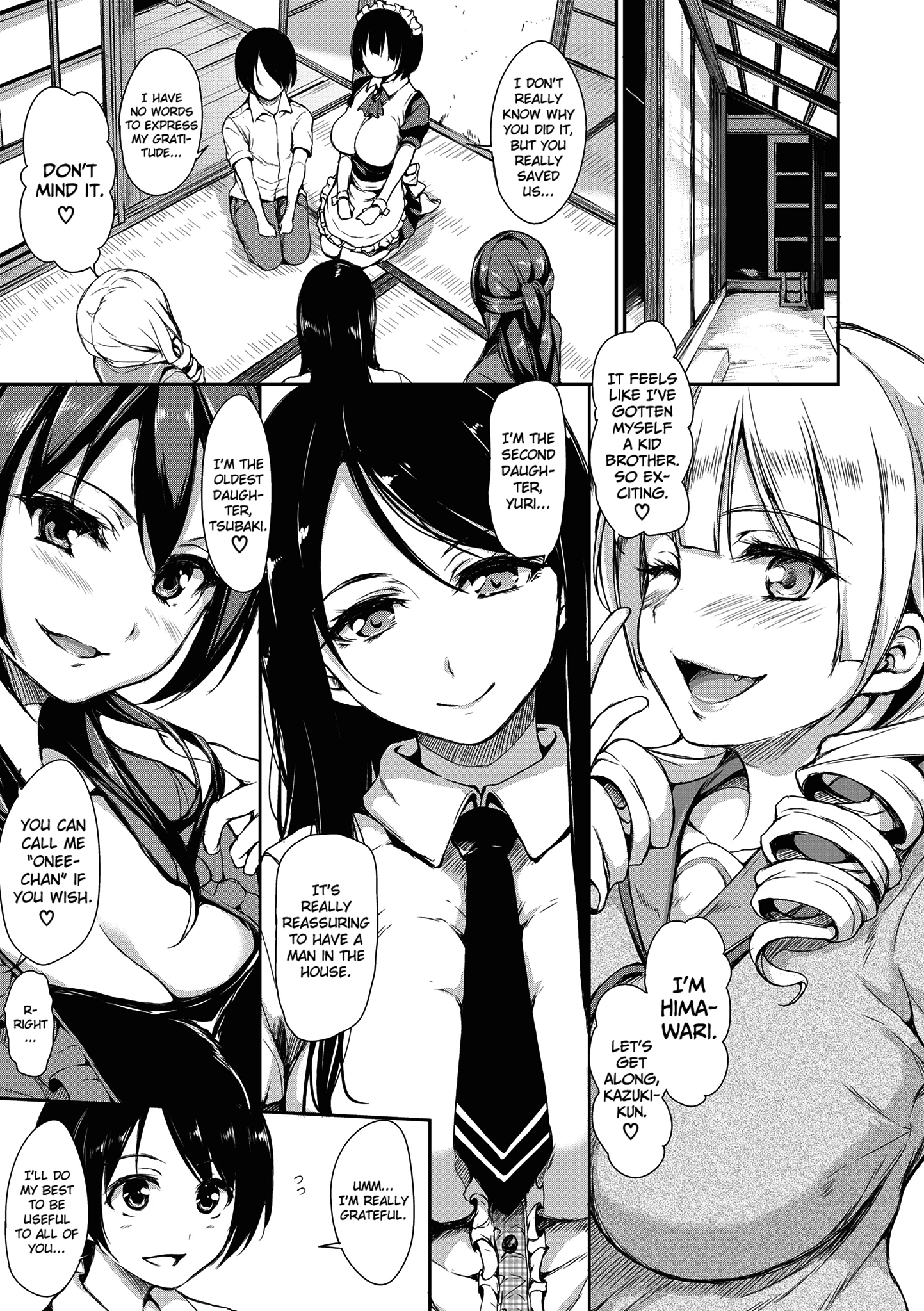 At Home Harem Fudeoro Sisters 2 porn comic picture 7