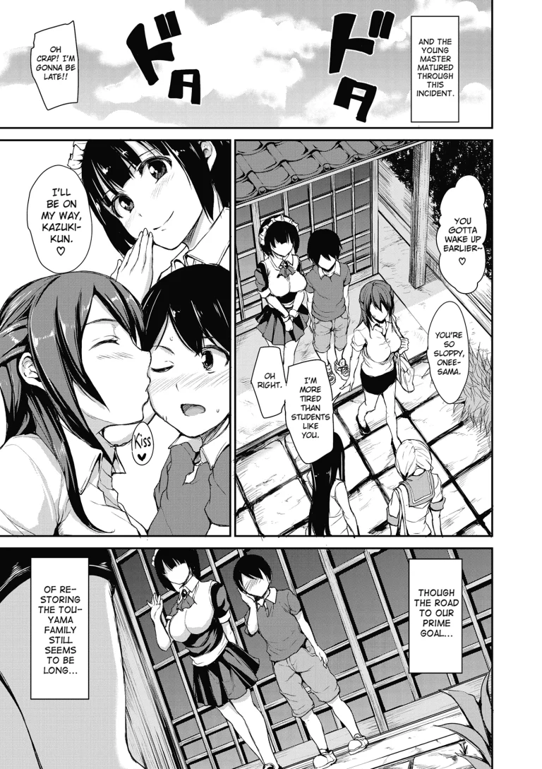 At Home Harem Fudeoro Sisters 4 porn comic picture 39