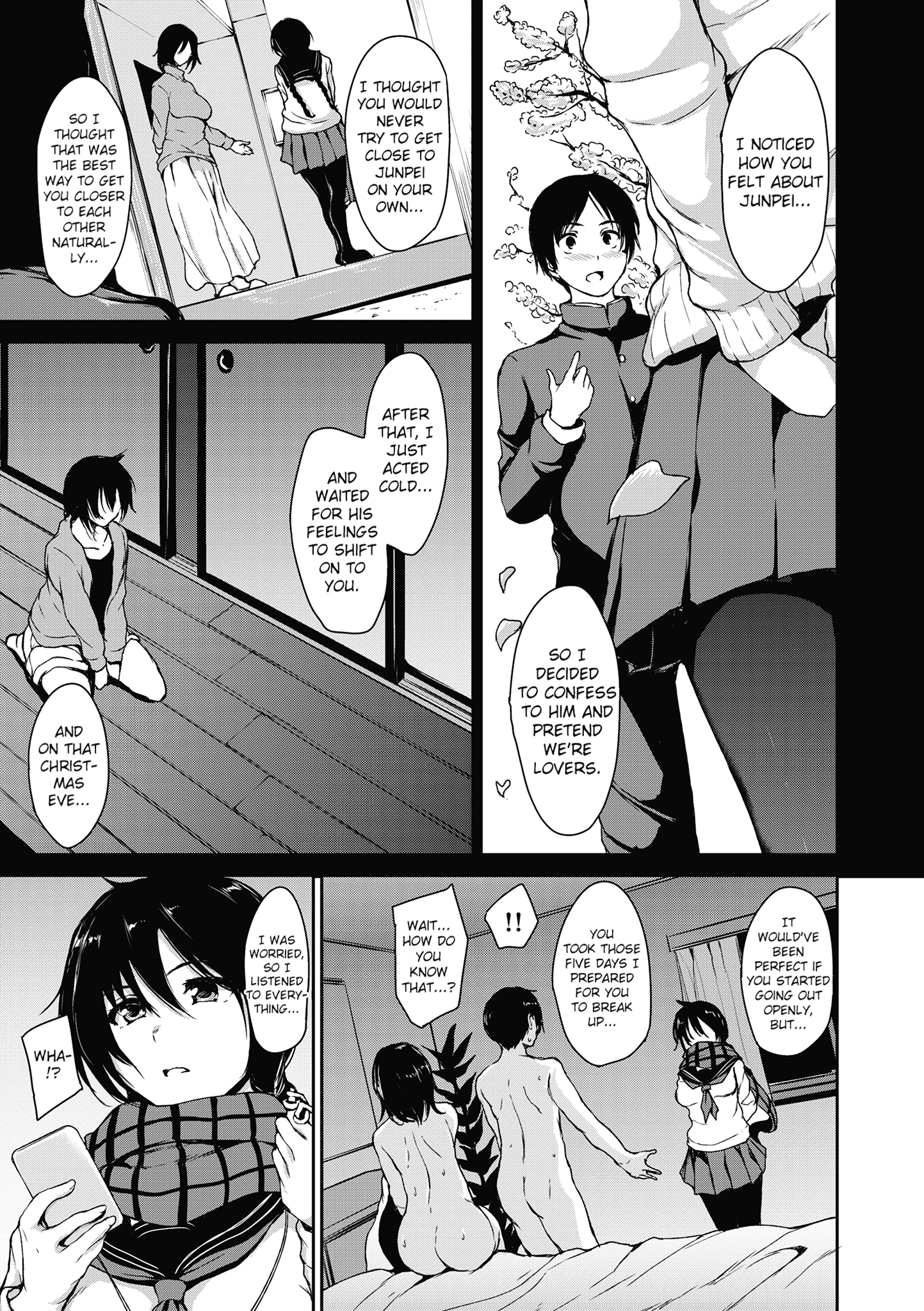 At Home Harem Fudeoro Sisters 6 porn comic picture 5