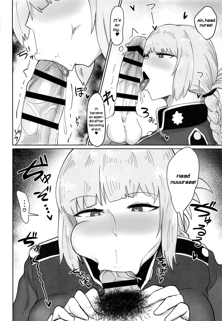 At the Mercy of the Head Nurse porn comic picture 6