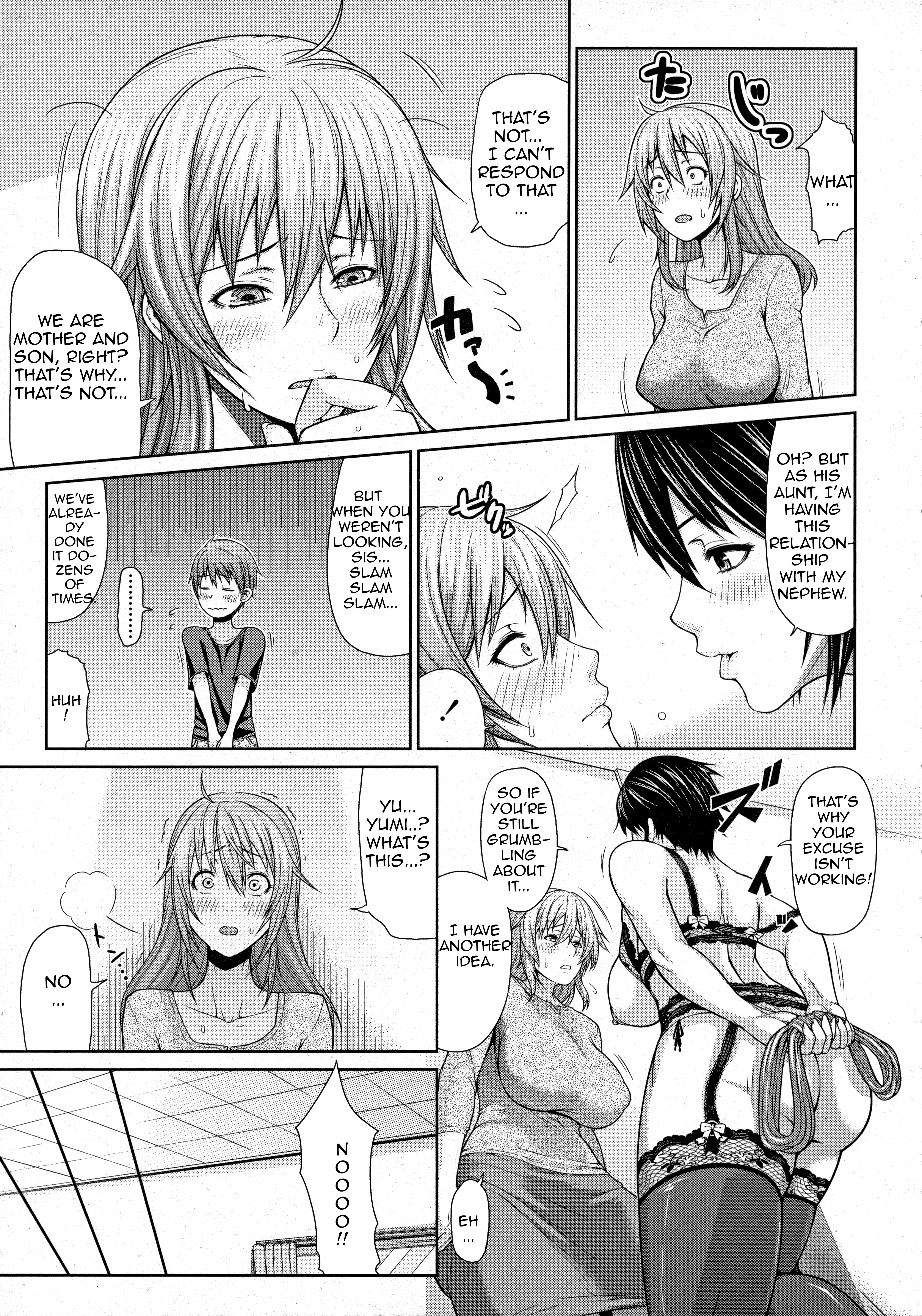 Aunt and Graceful Mother porn comic picture 11