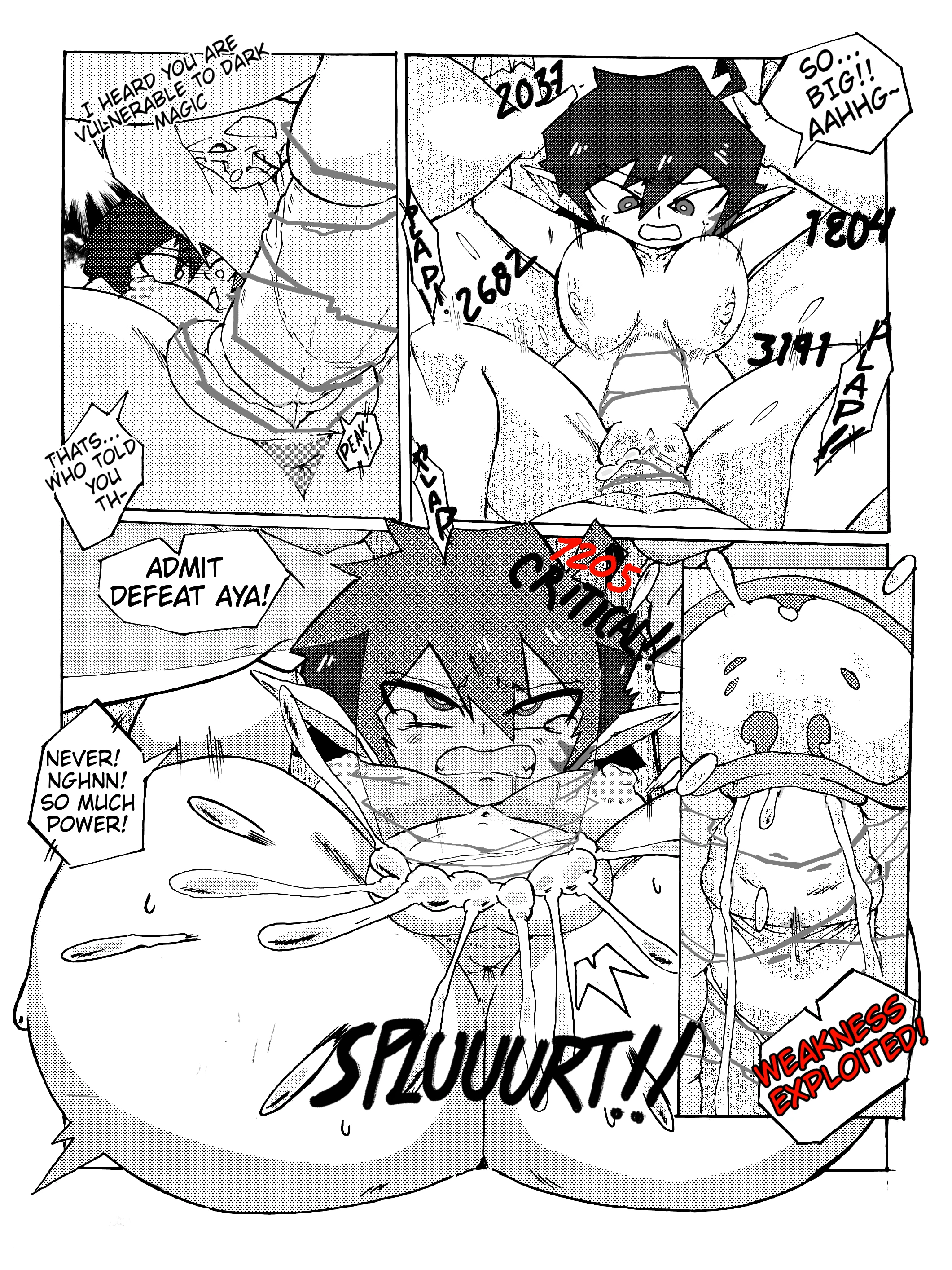 Aya's challenge porn comic picture 10