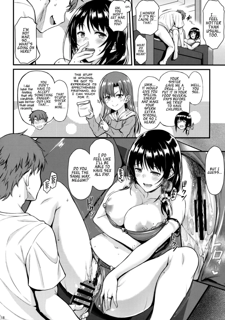 Baby making sex with Megumi porn comic picture 17
