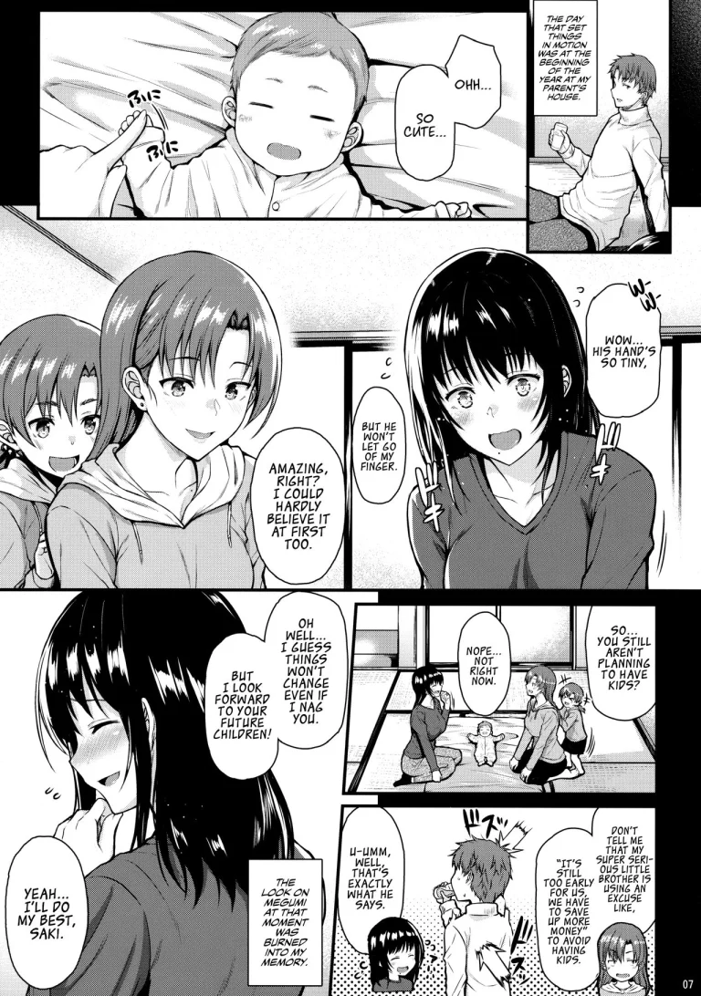 Baby making sex with Megumi porn comic picture 6