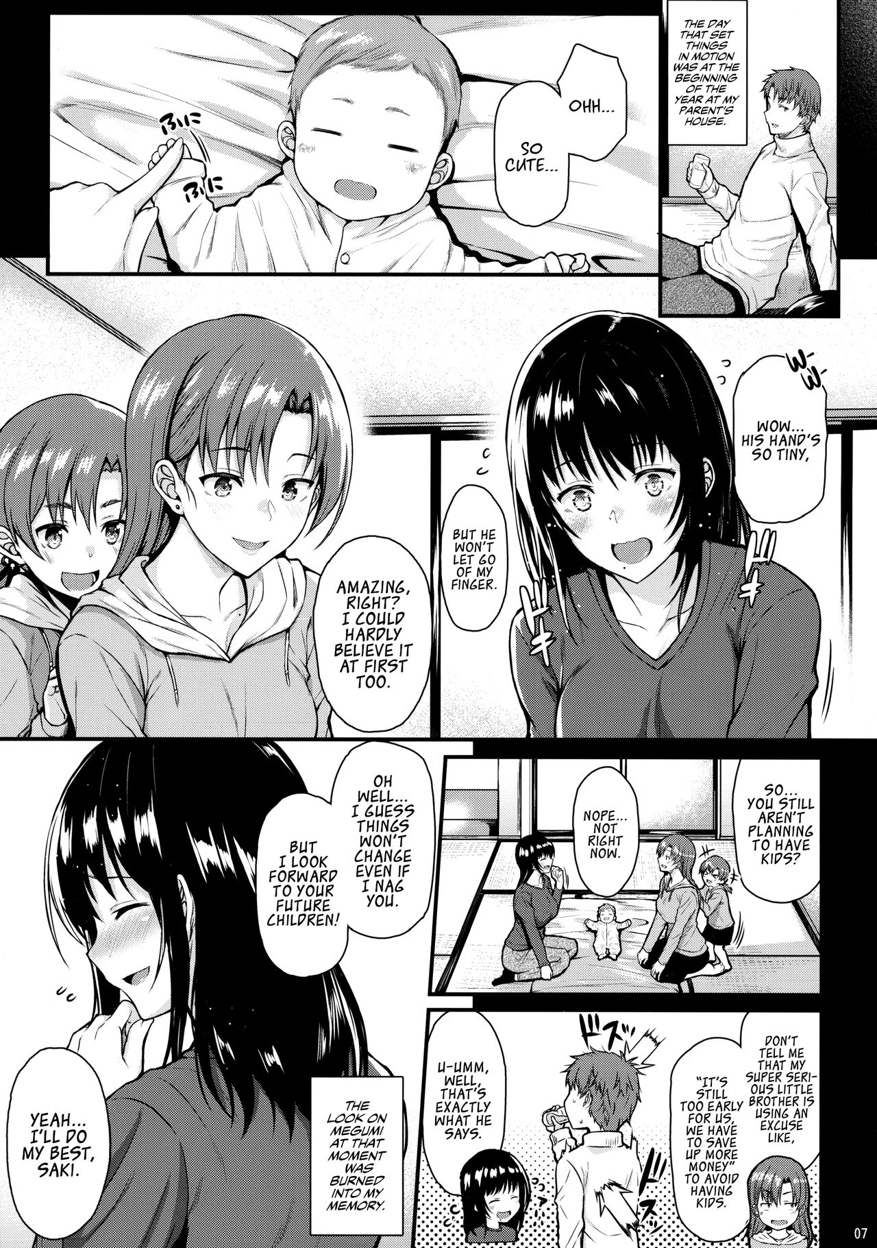 Baby making sex with Megumi porn comic picture 6