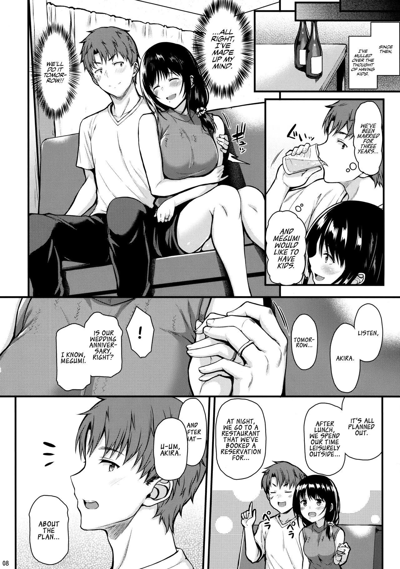 Baby making sex with Megumi porn comic picture 7