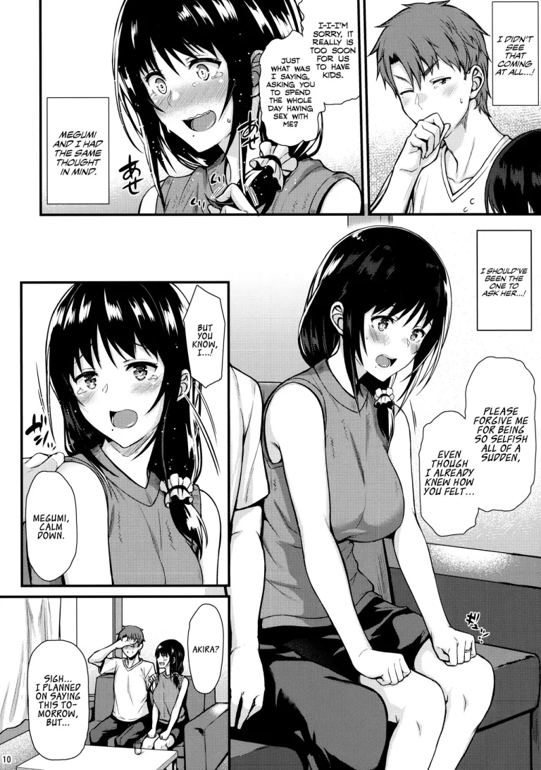 Baby making sex with Megumi porn comic picture 9