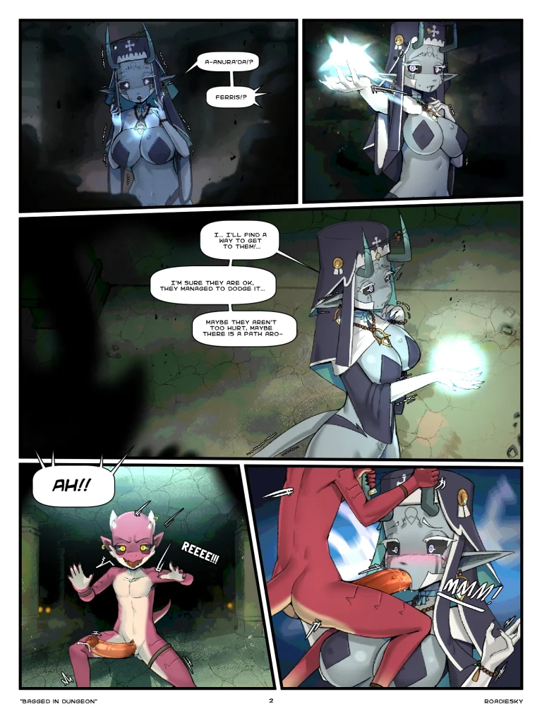 Bagged in Dungeon porn comic picture 3