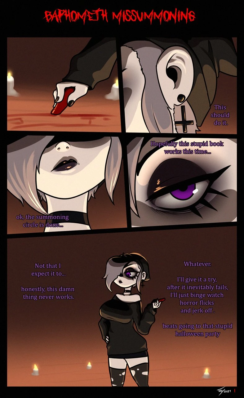 Baphometh Missummoning porn comic picture 1