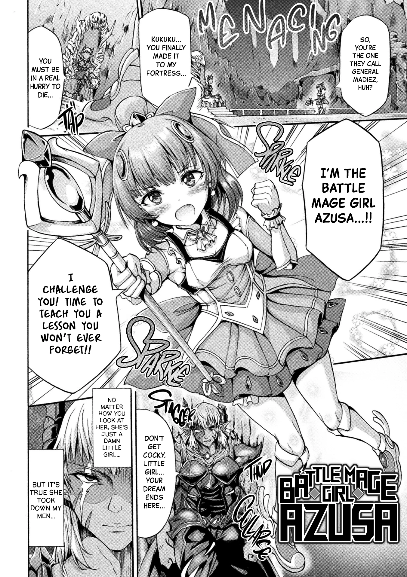 Battle Mage Girl Azusa 1 porn comic picture 2