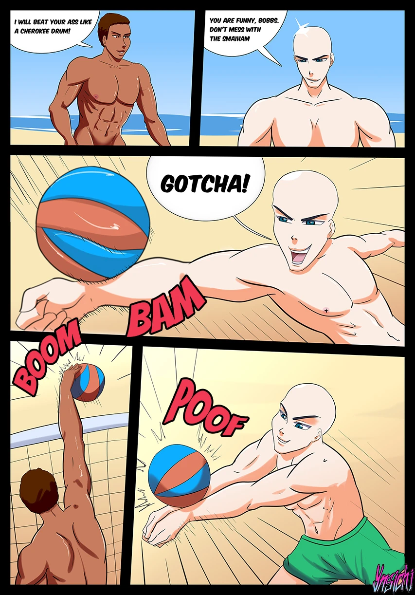Beach porn comic picture 2