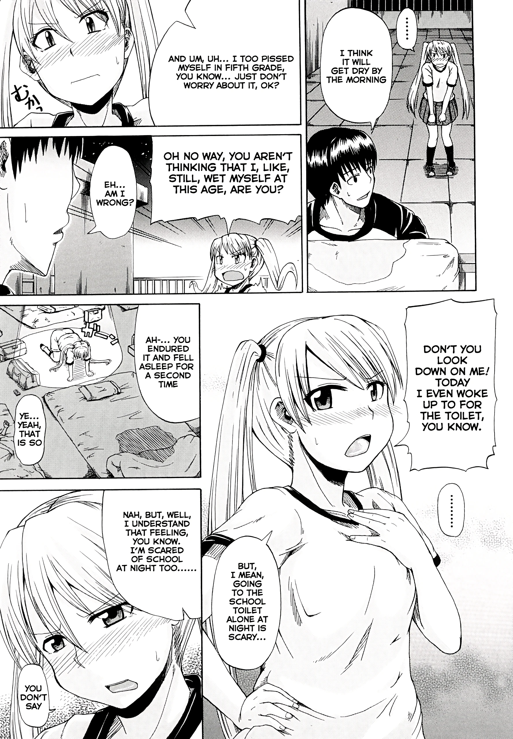 Bed-wetting and Honesty porn comic picture 7