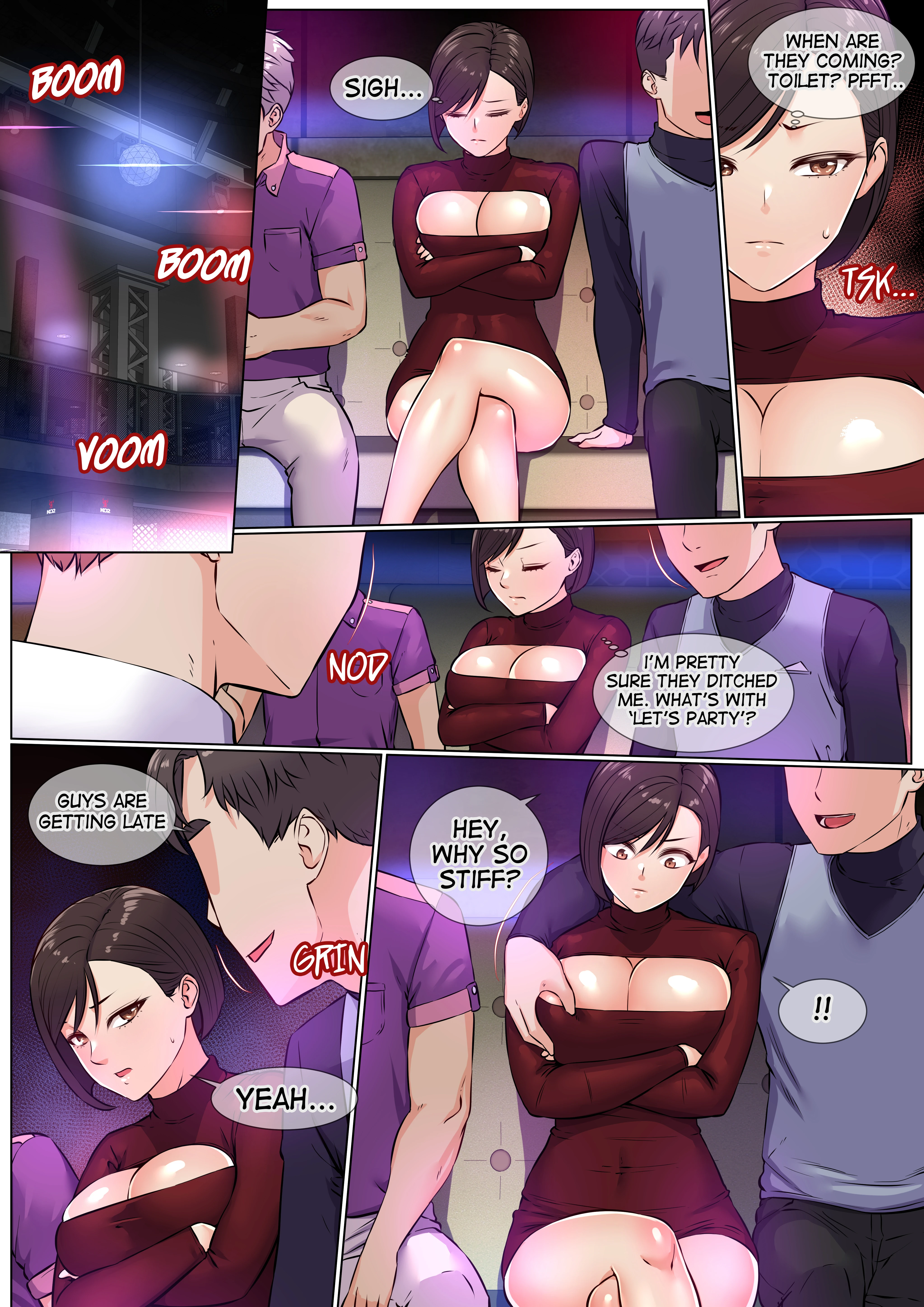 Betrayal And Frenzy In A Club porn comic picture 2