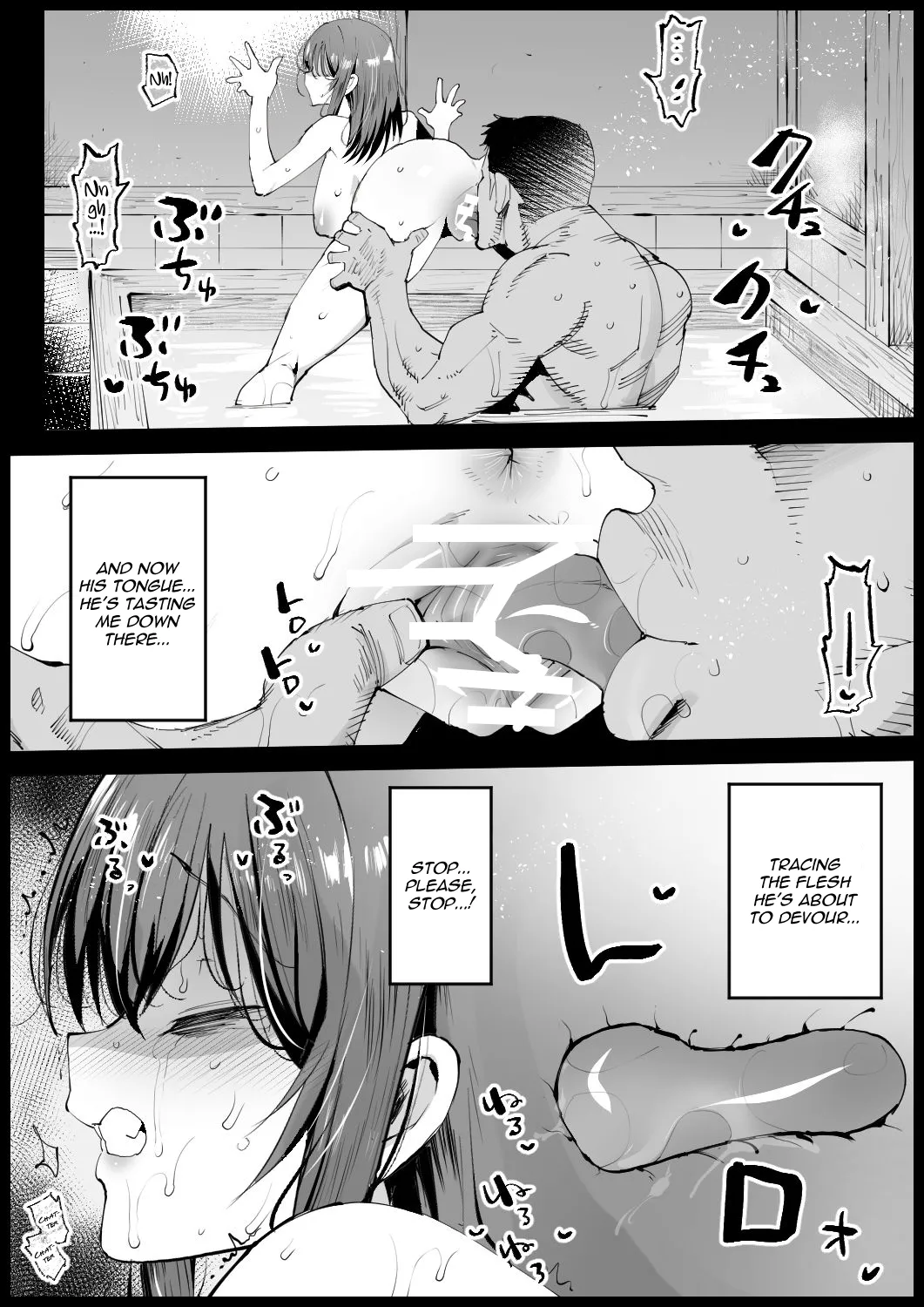 Big-Breasted Mother-in-Law Taking a Bath porn comic picture 40