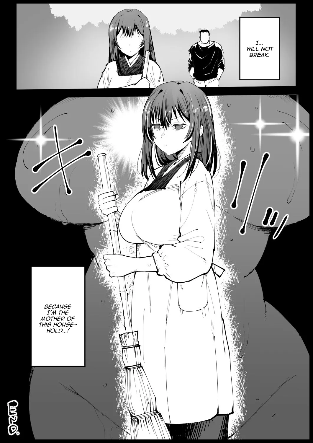 Big-Breasted Mother-in-Law Taking a Bath porn comic picture 53